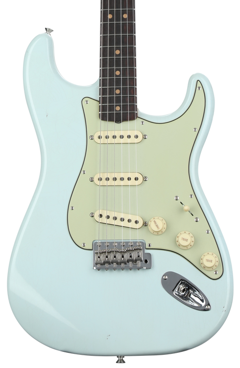 Fender Custom Shop 63 Stratocaster Journeyman in Sonic Blue