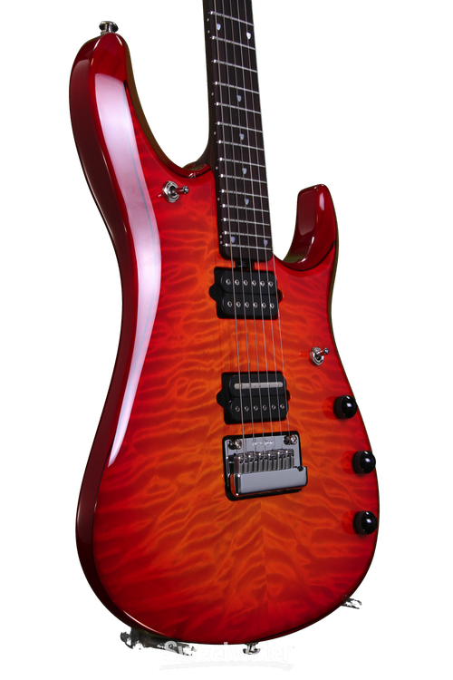 Ernie Ball Music Man BFR John Petrucci - Cherry Burst Quilt