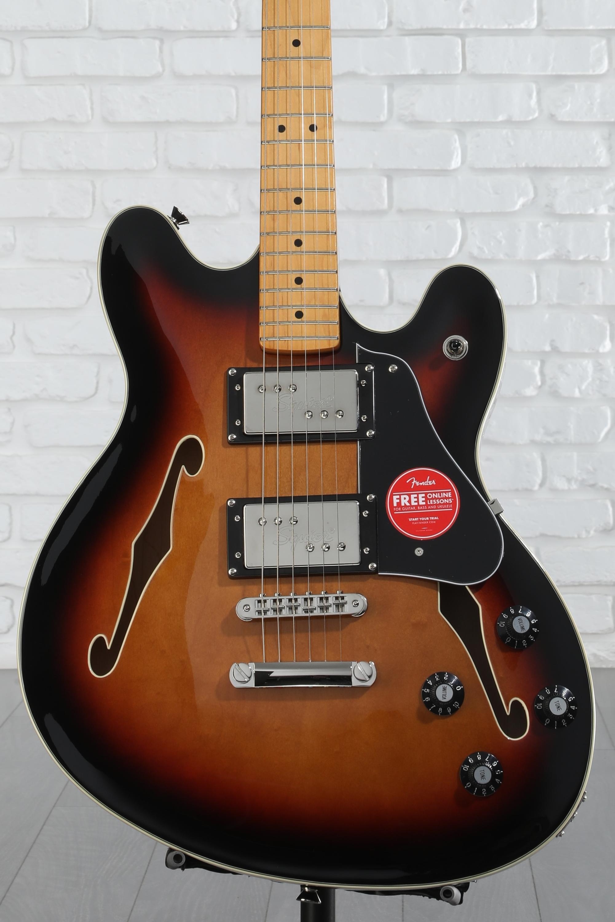 Squier Classic Vibe Starcaster Semi-hollowbody Electric Guitar - 3-tone Sunburst