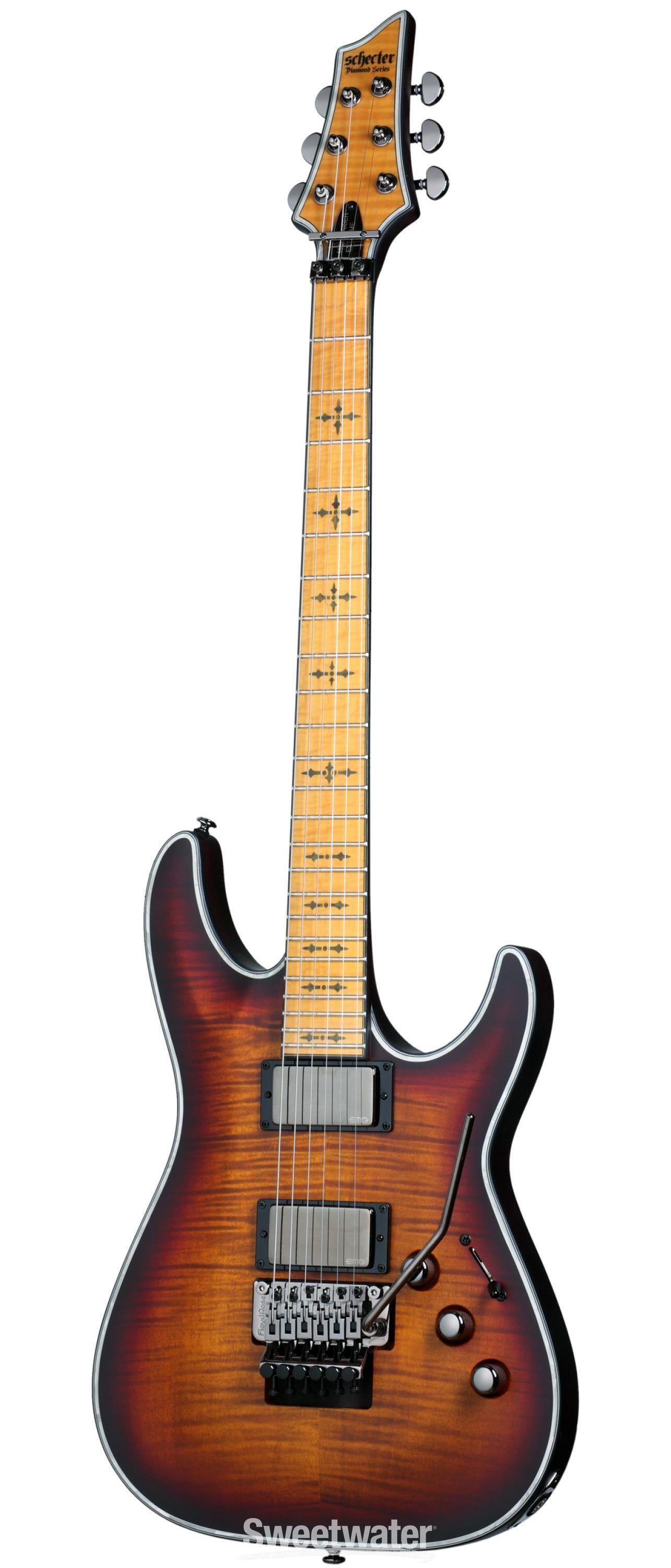 Schecter Hellraiser Extreme C-1 FR - 3-tone Satin Sunburst, MF 