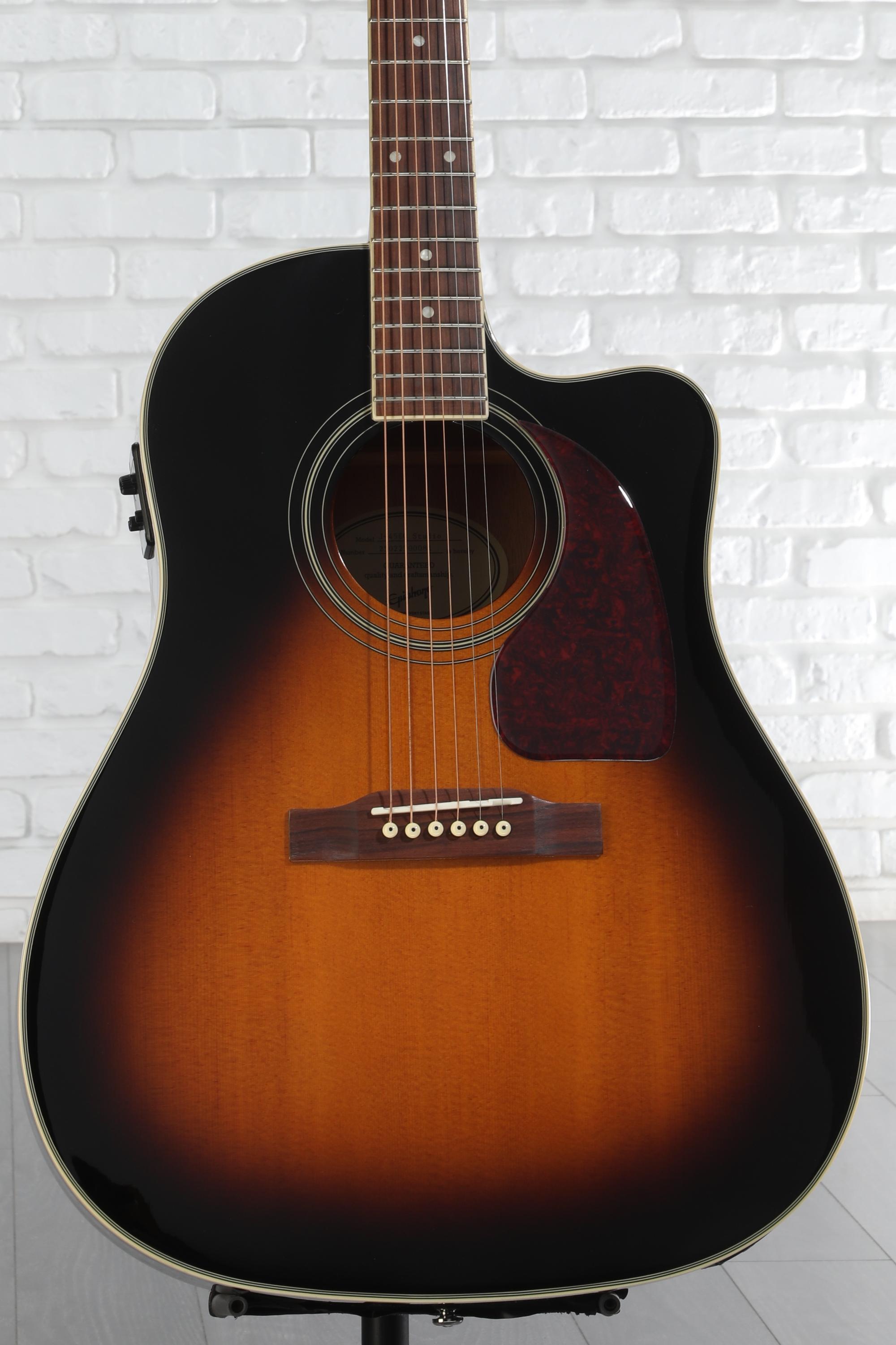 ギター Epiphone J-45 STUDIO Epiphone J-45 Studio Acoustic Guitar Vintage Sunburst