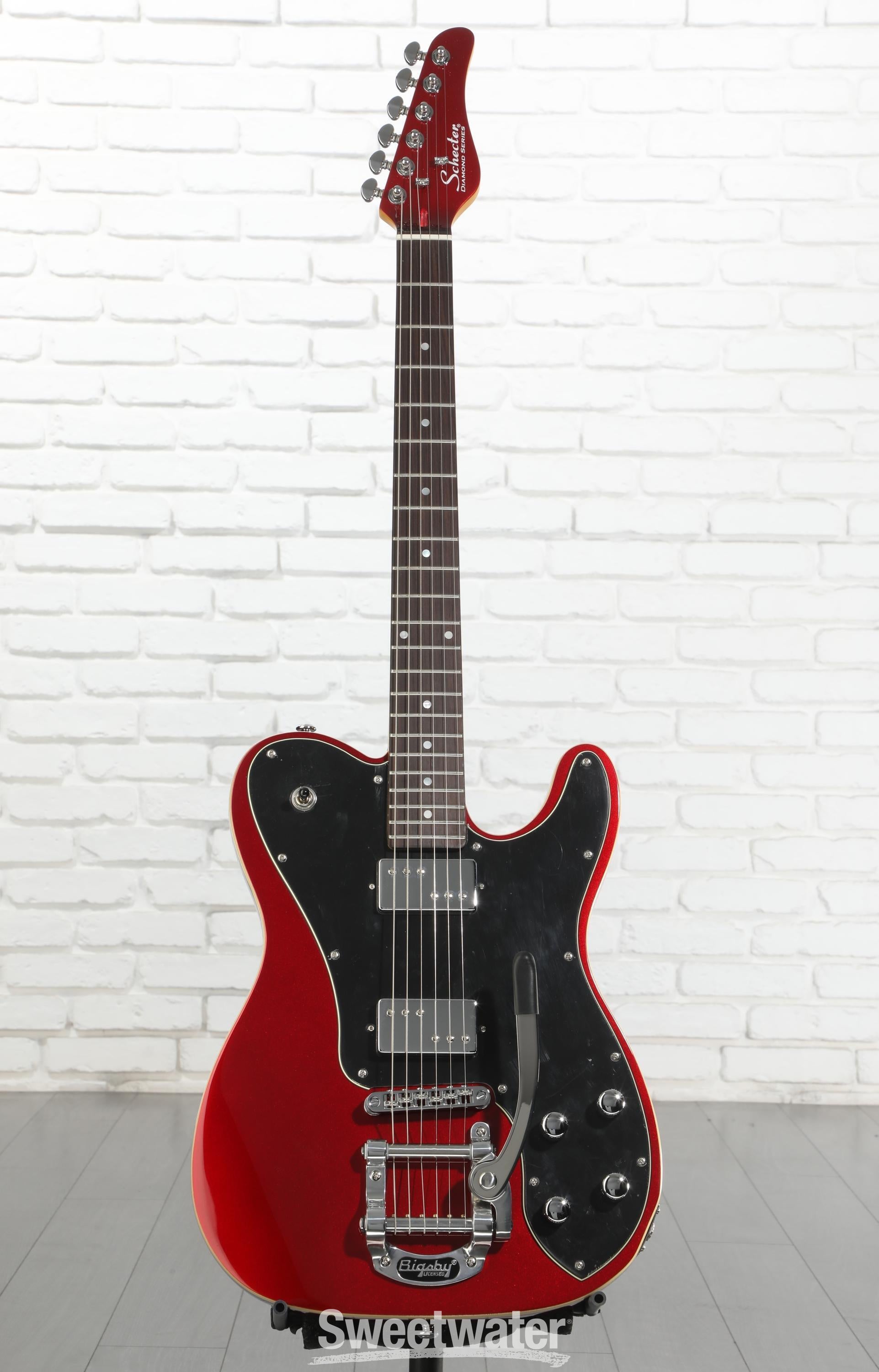Schecter PT Fastback II B Electric Guitar - Metallic Red | Sweetwater