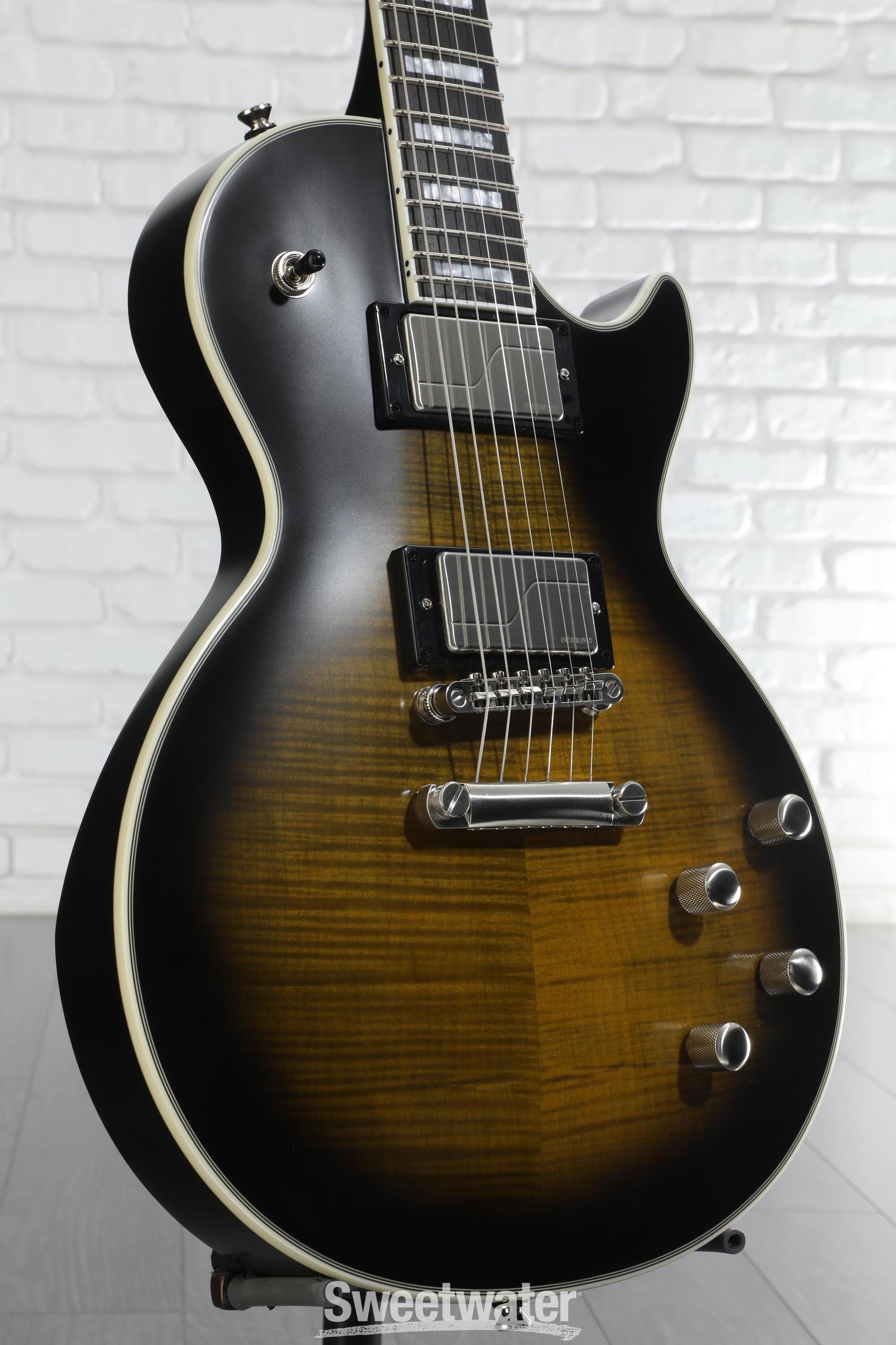 Epiphone Les Paul Prophecy Electric Guitar - Olive Tiger Aged