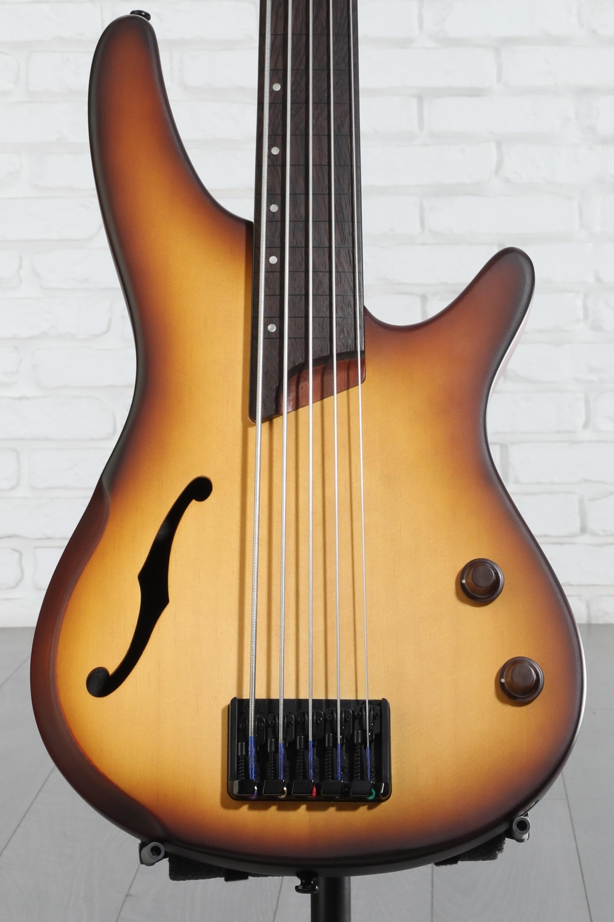 アイバニーズ SRH505F NNF フレットレス 5弦ベース Ibanez SRH505F NNF ベース 5弦 セミホロウボディ フレットレス