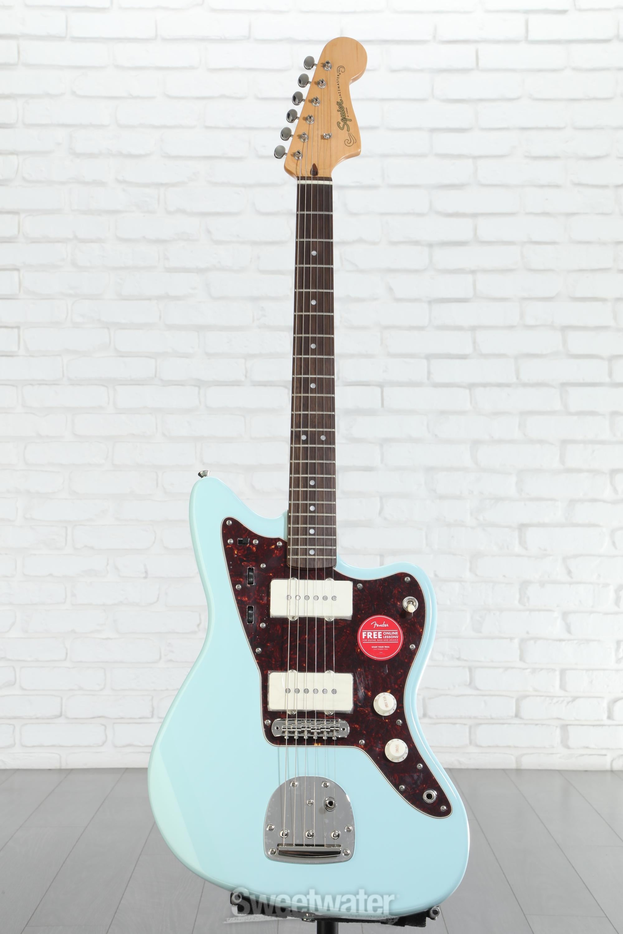 スクワイヤ Classic Vibe '60s ジャズマス Sonic Blue Squier Classic Vibe '60s Jazzmaster - Sonic Blue | Sweetwater