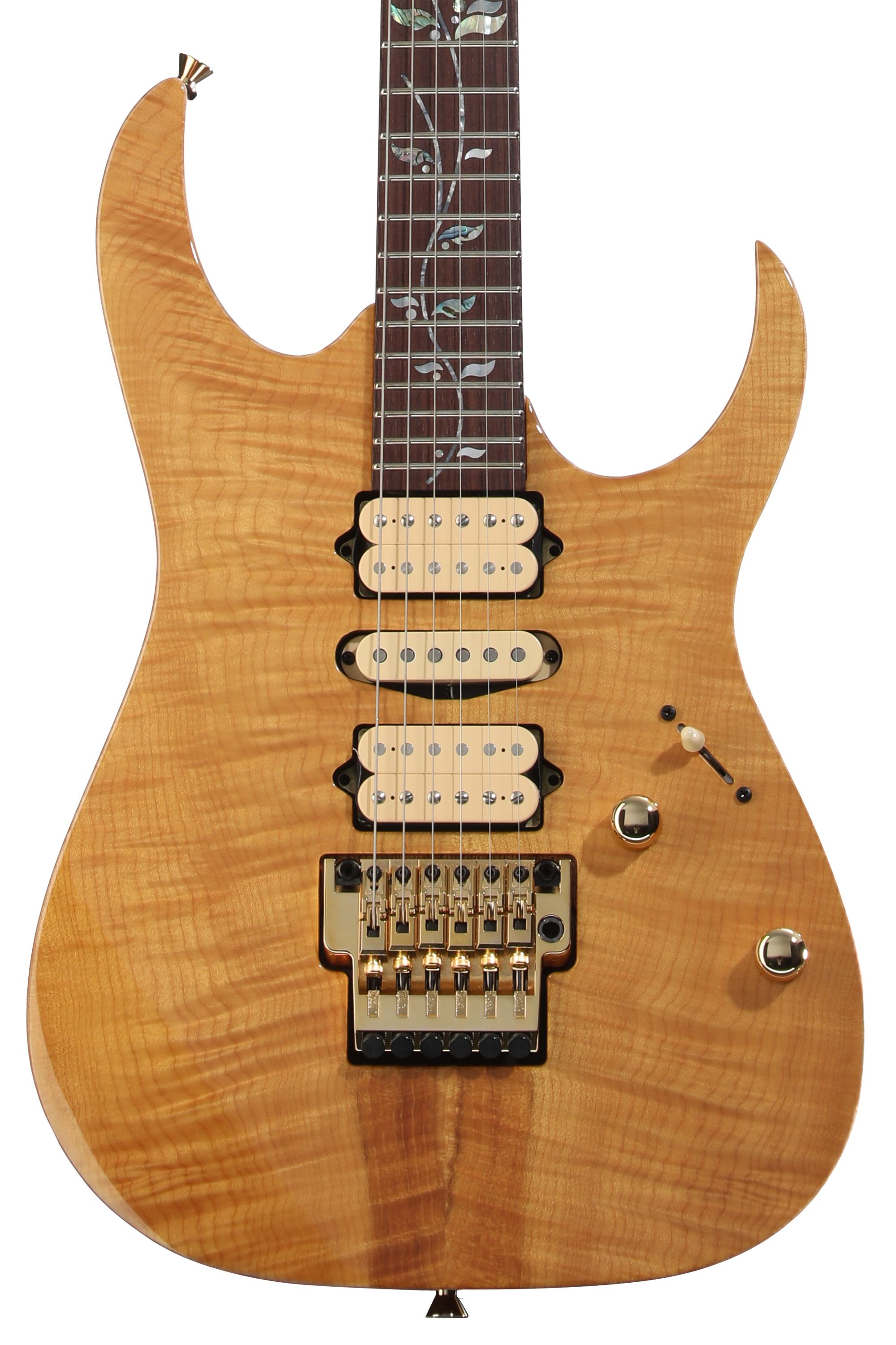 ギター Ibanez J Custom RG8570 Ibanez J Custom RG8570 Electric Guitar - Natural, Rosewood