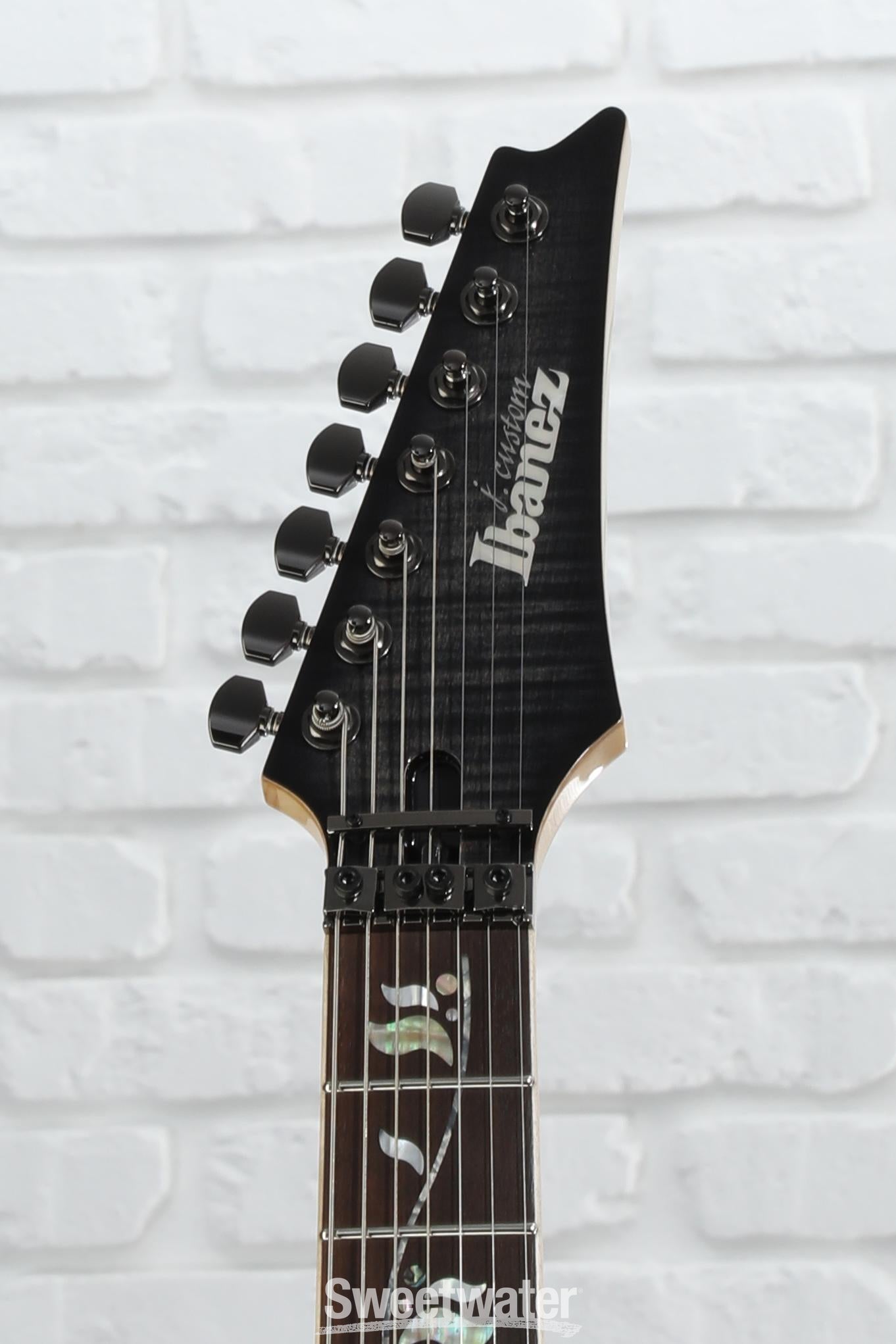 Ibanez J Custom RG8527 7-string Electric Guitar - Black Rutile
