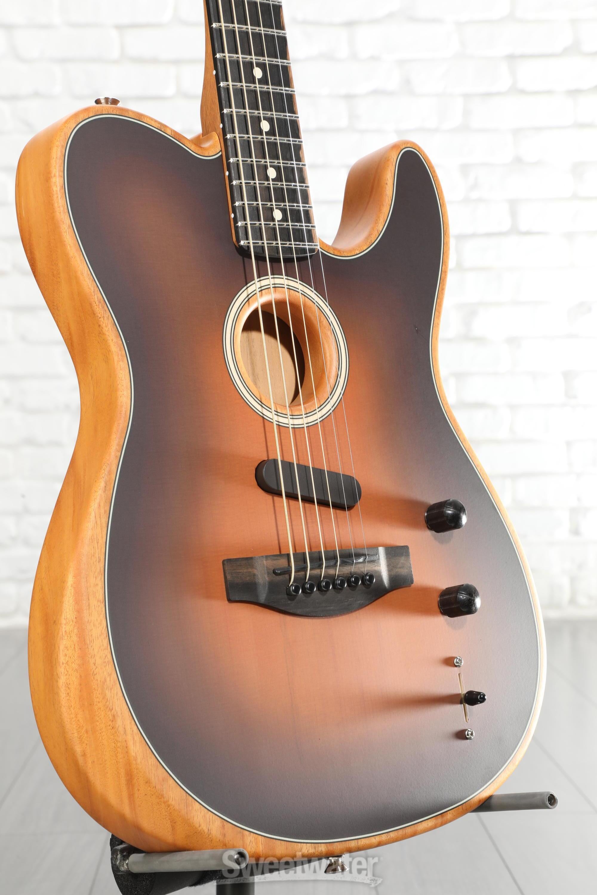 Fender American Acoustasonic Telecaster - Sunburst | Sweetwater