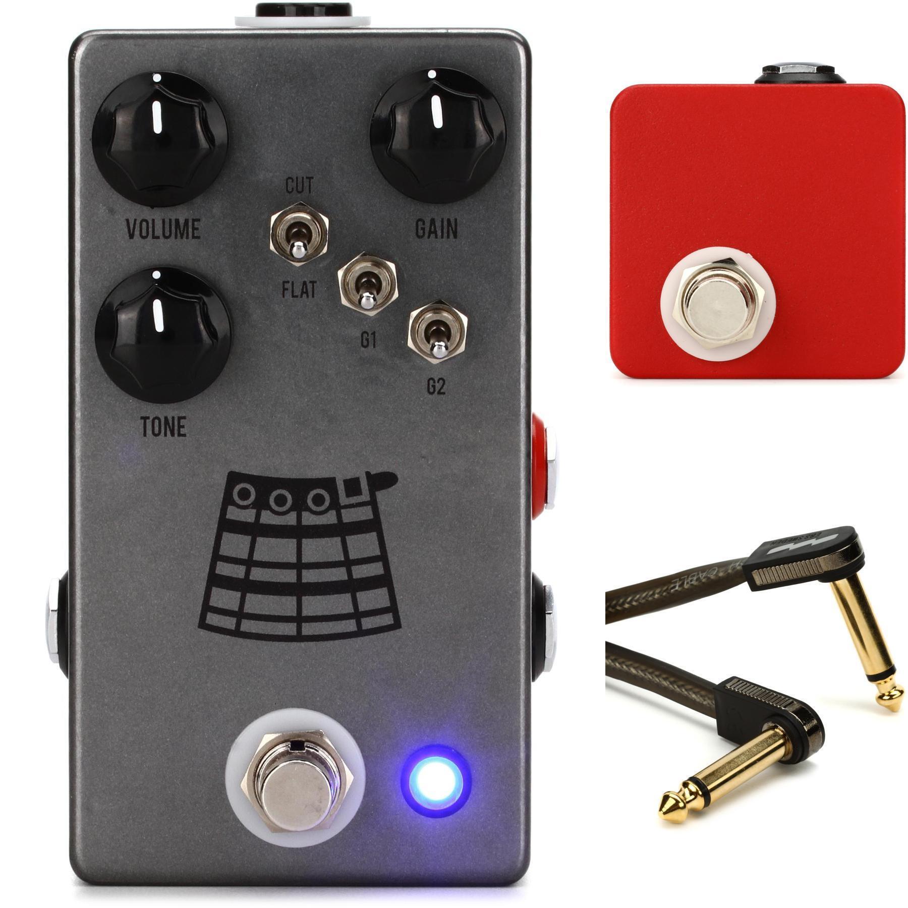 JHS The Kilt V2 Overdrive Pedal with Red Remote