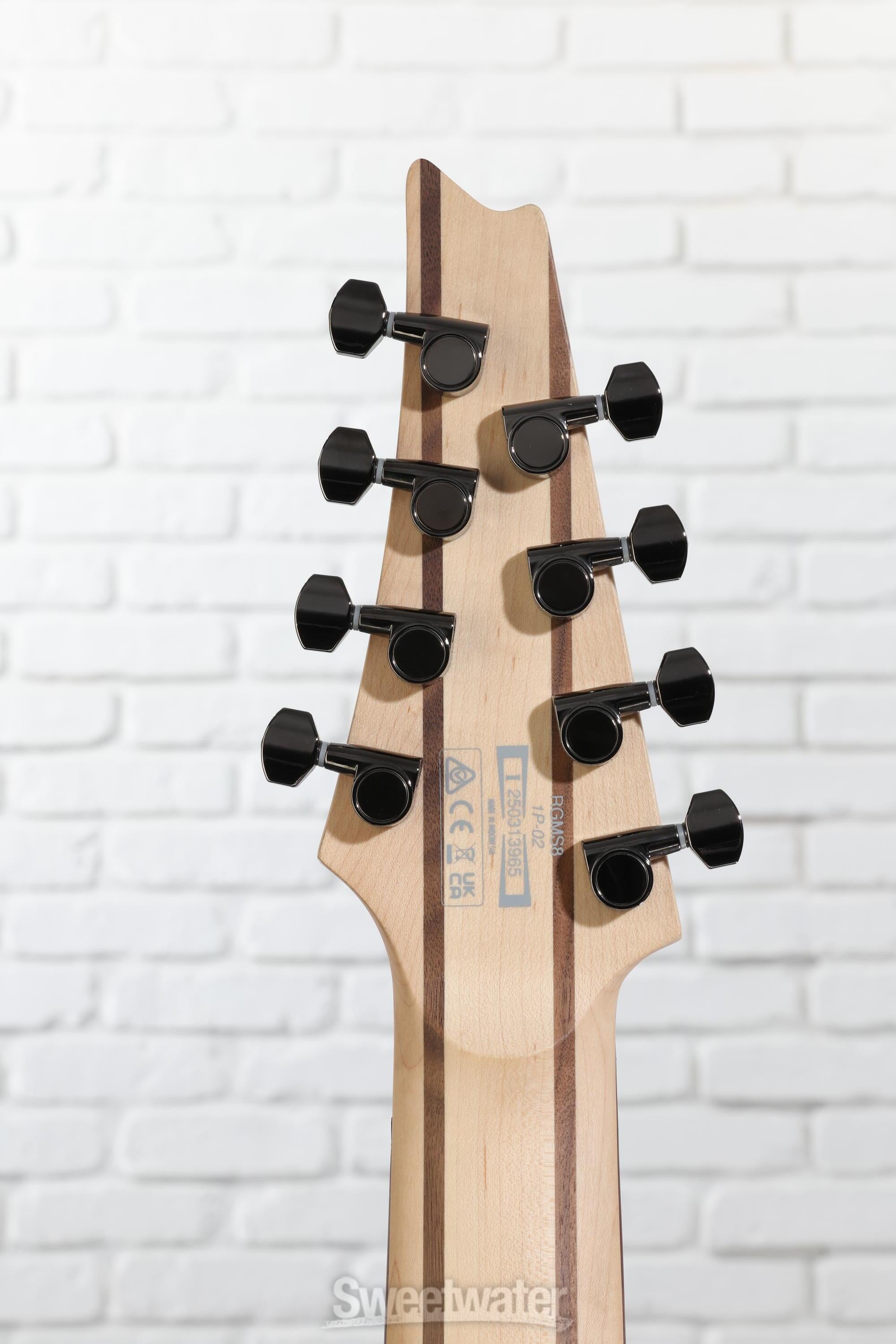 Ibanez RG Standard RGMS8 Multi-scale 8-string Electric Guitar