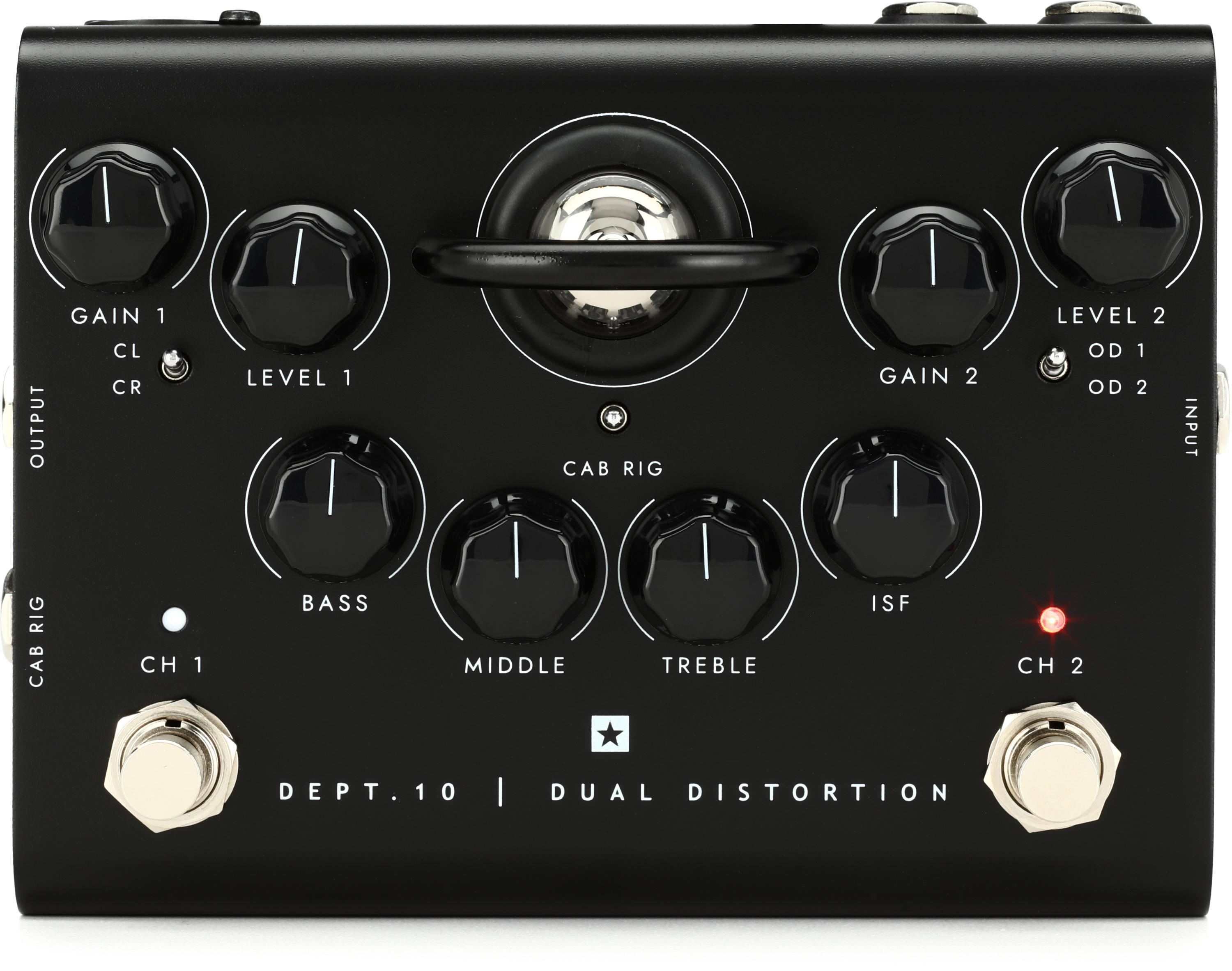 Blackstar Dept. 10 Dual Distortion 2-channel Tube Distortion Pedal ...