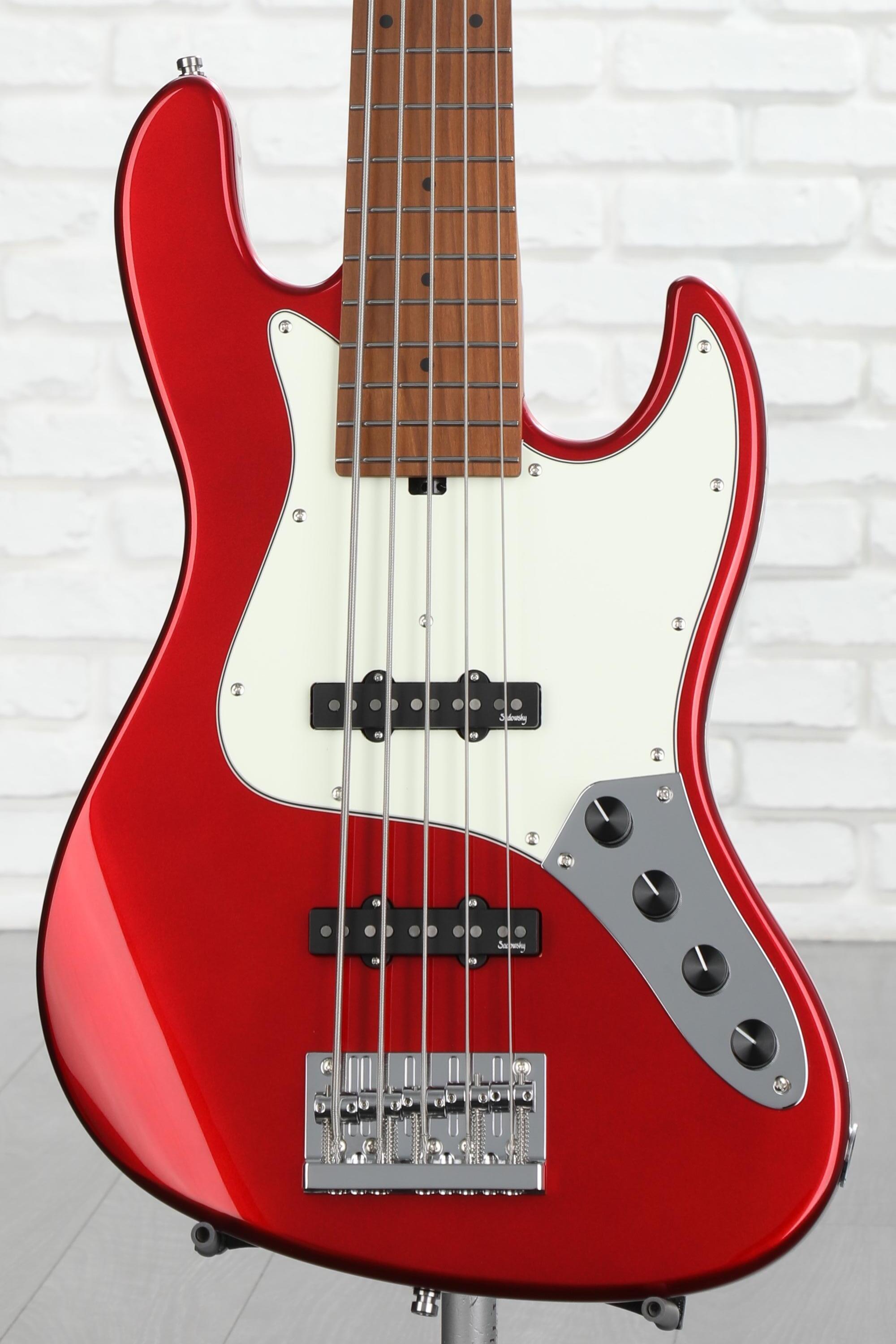 Sadowsky MetroExpress 21-fret Vintage JJ Bass, 5-string - Candy Apple ...