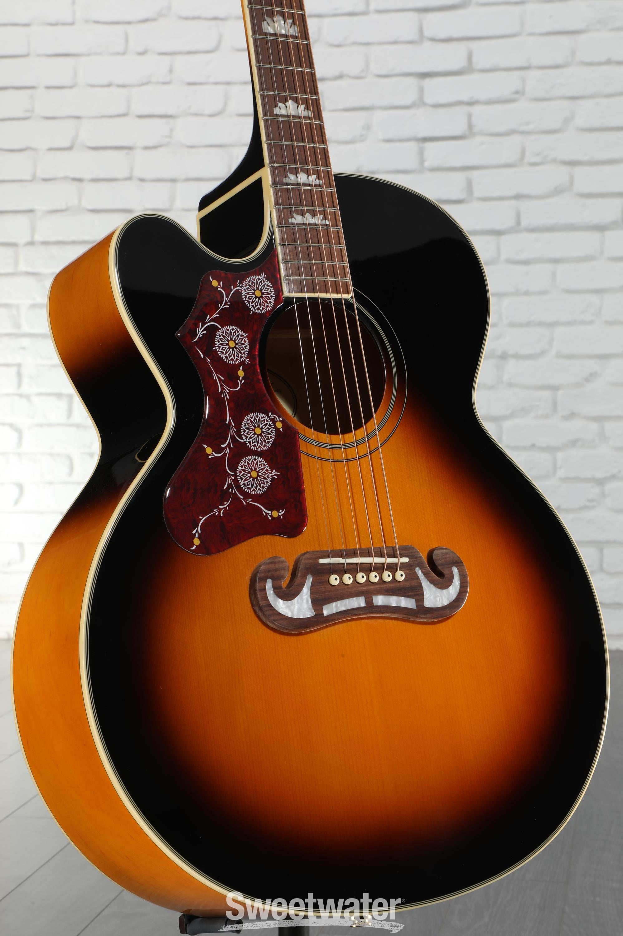 epiphone エレアコ　j-200ec oasis Epiphone J-200 EC Studio Acoustic-Electric Guitar Vintage