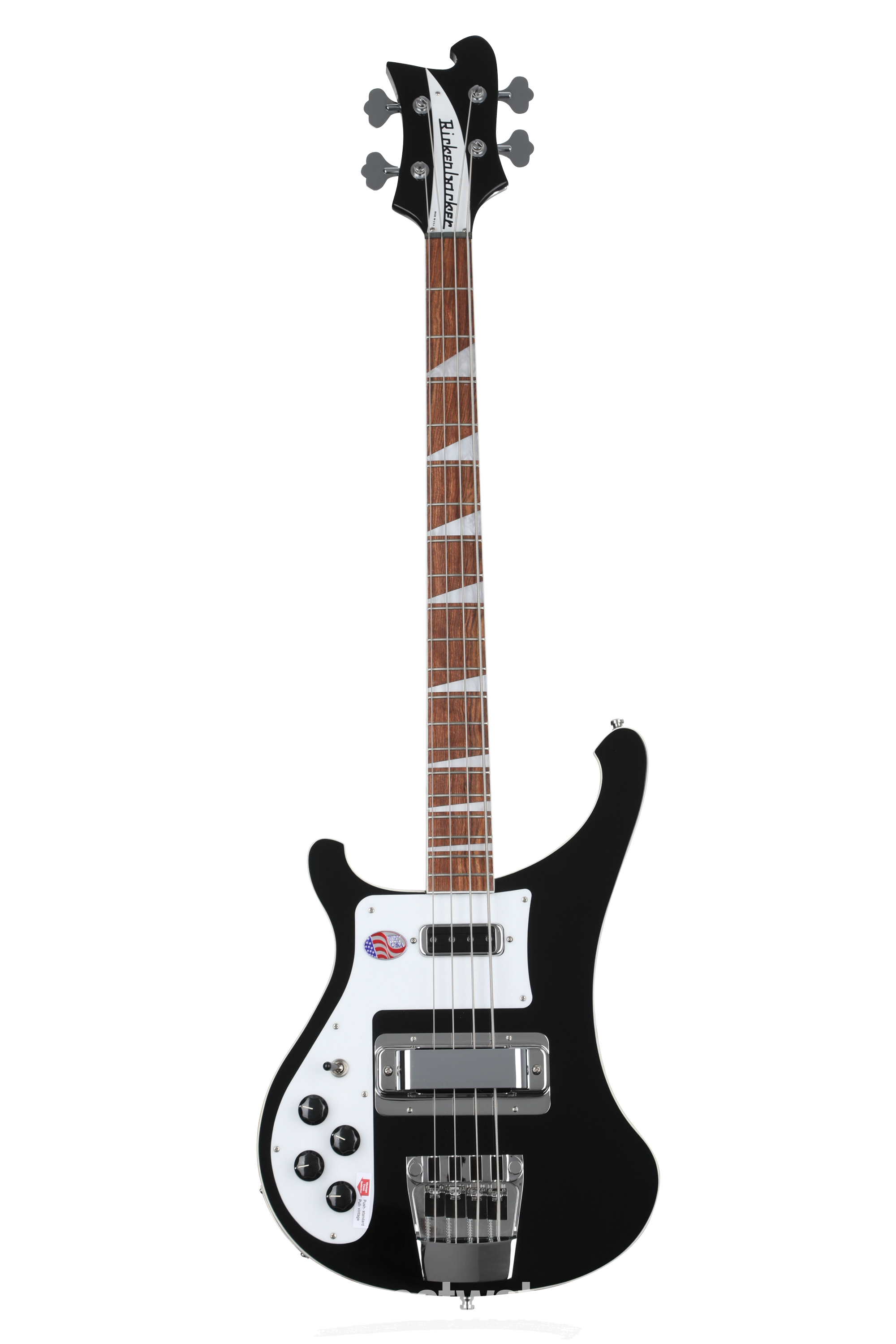 Rickenbacker 4003 Stereo, Left-Handed Bass Guitar - Jetglo