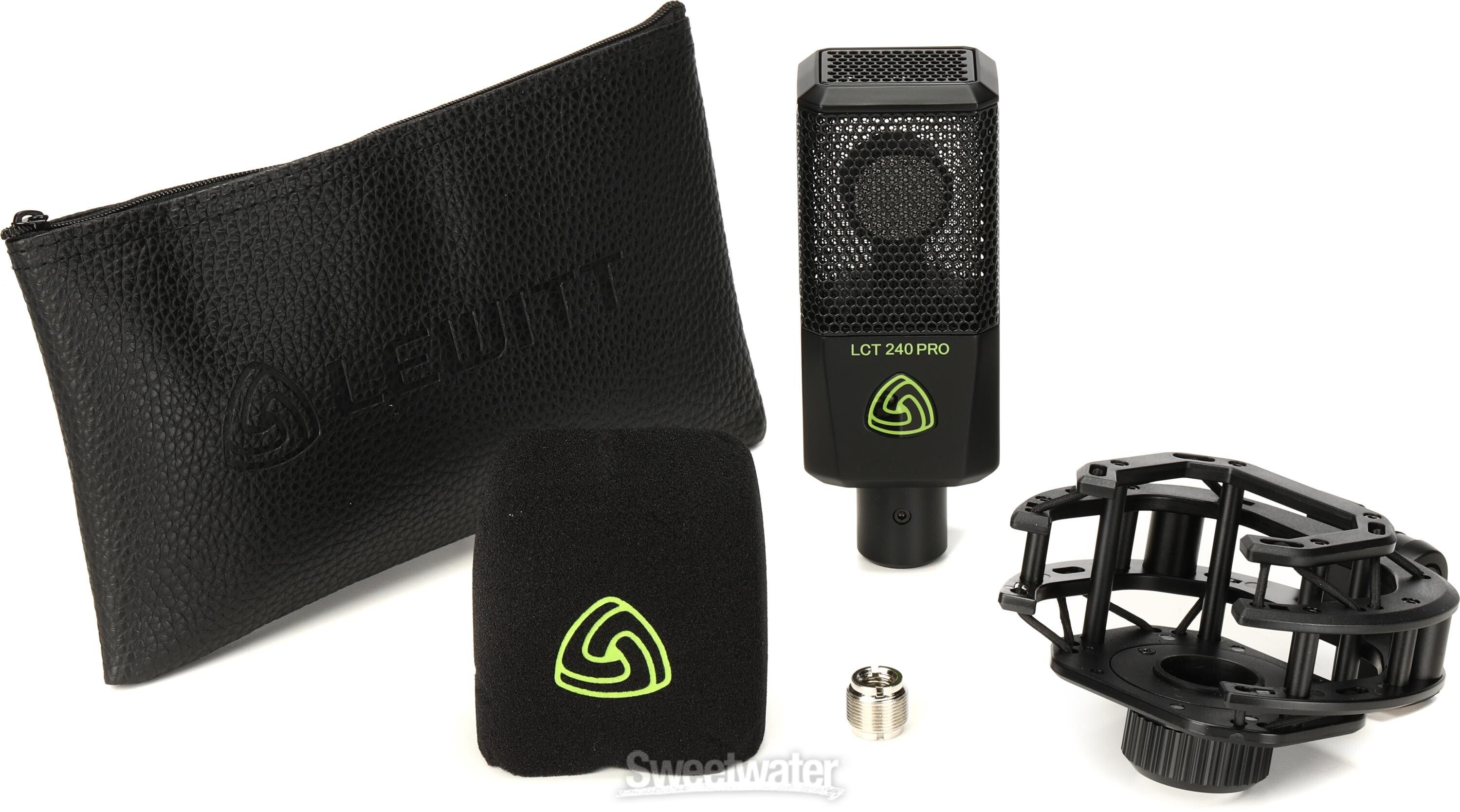 Lewitt LCT 240 PRO Value Pack Condenser Microphone with Accessories - Black