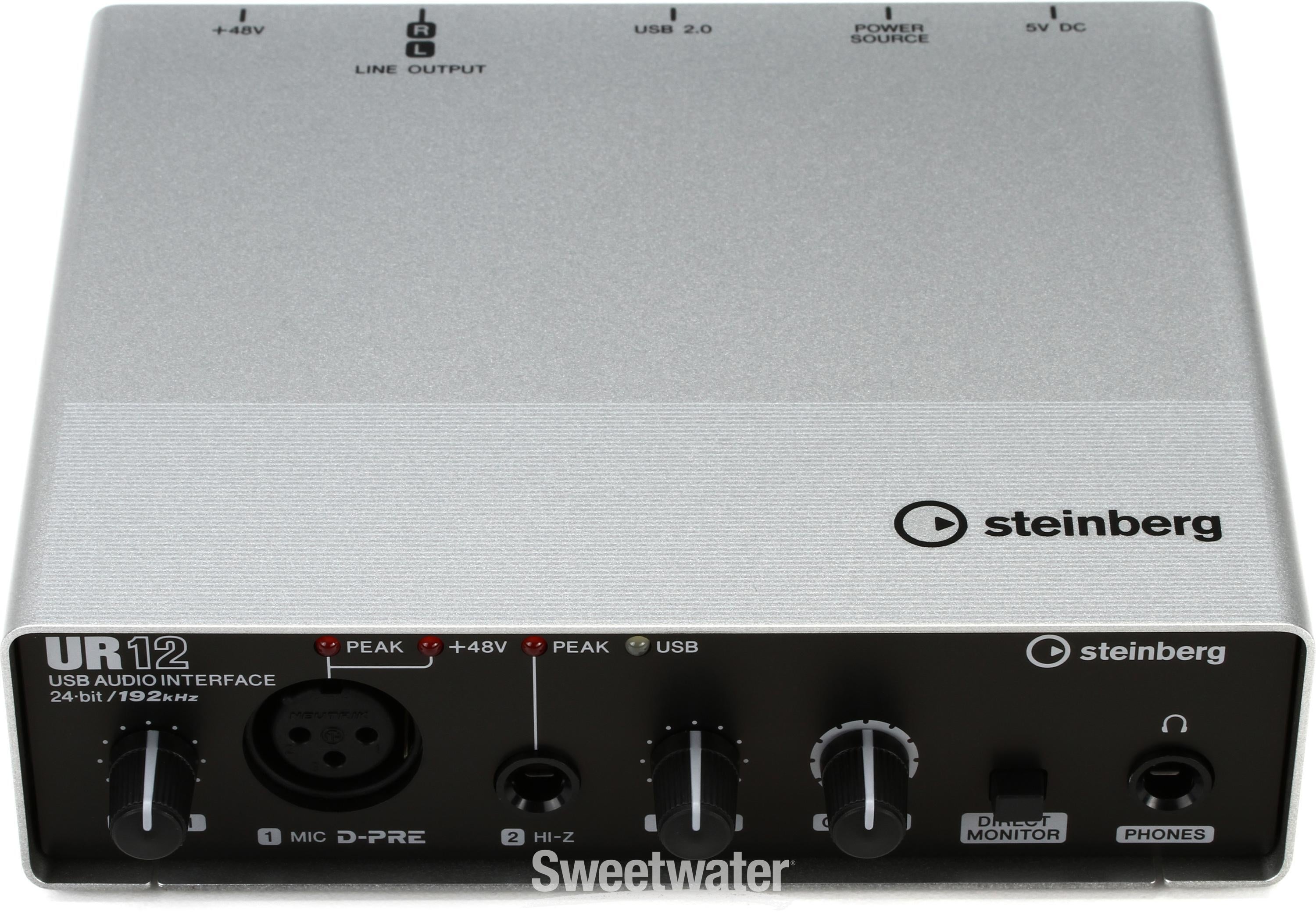 Steinberg UR12 Portable USB Interface | Sweetwater