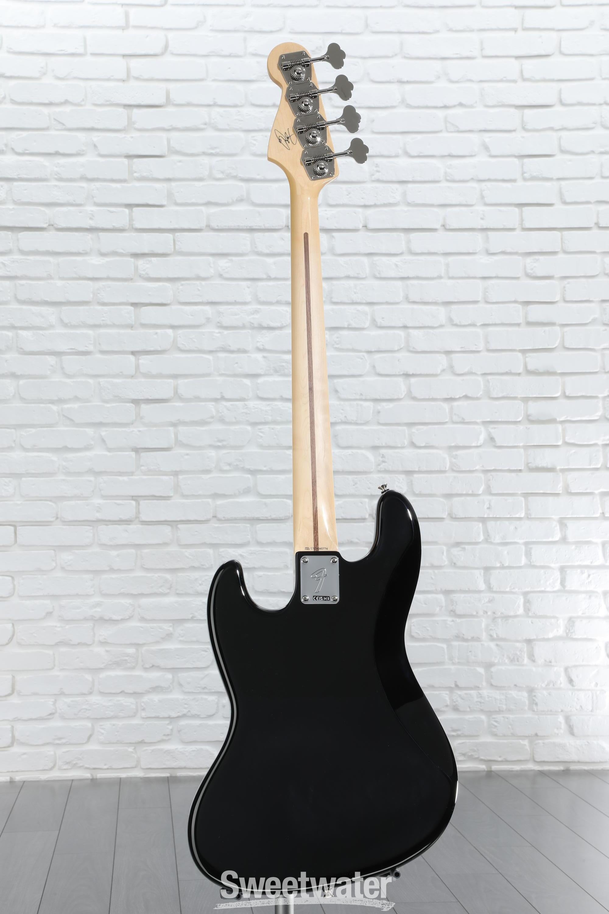 Fender USA Geddy Lee Jazz Bass - Black | Sweetwater