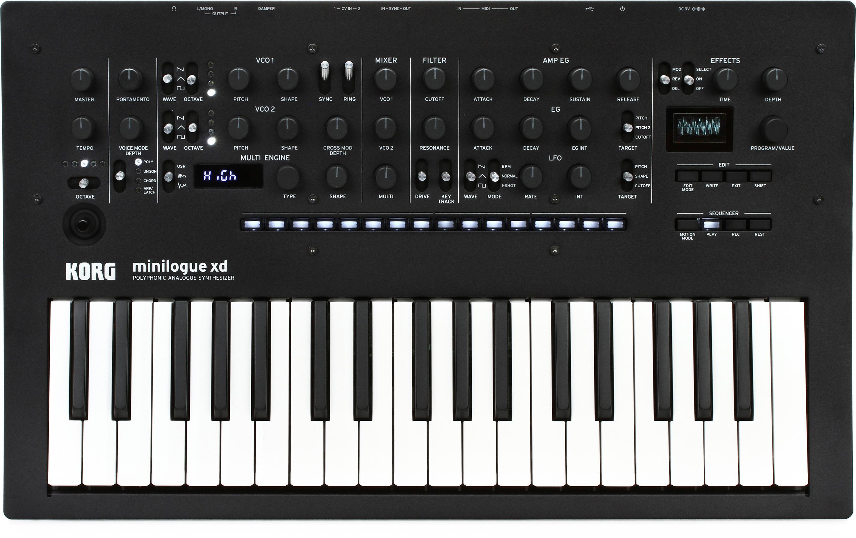 Korg minilogue XD 4-voice Analog Synthesizer