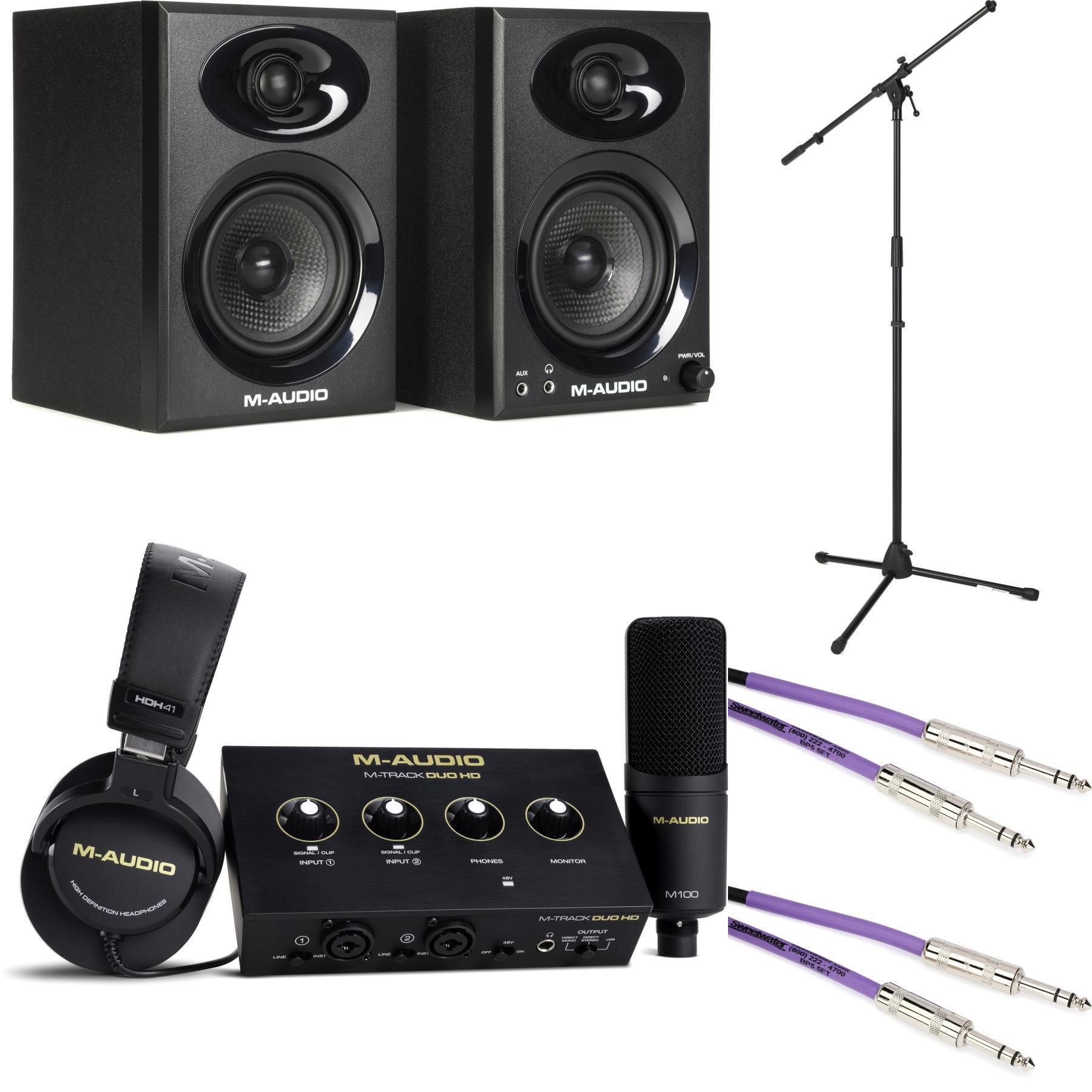 M-AUDIO M-TRACK DUO + BX3スピーカーセット Amazon.co.jp: M-Audio モニタースピーカー アクティブ