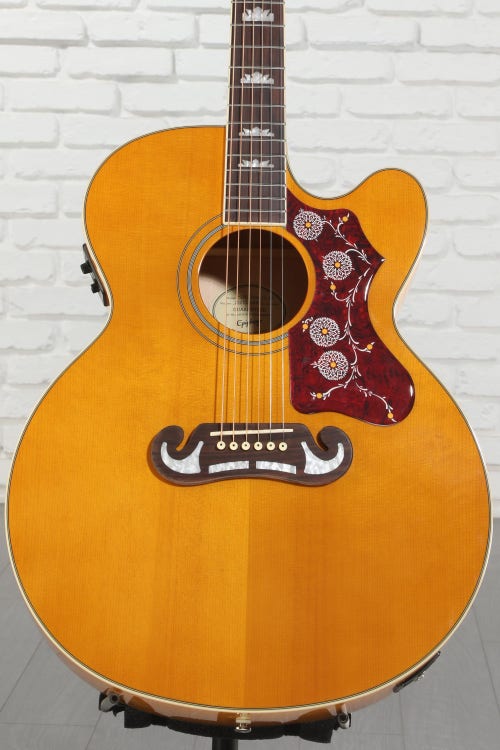 Epiphone J-200 Studio EC Acoustic-electric Guitar - Antique Natural