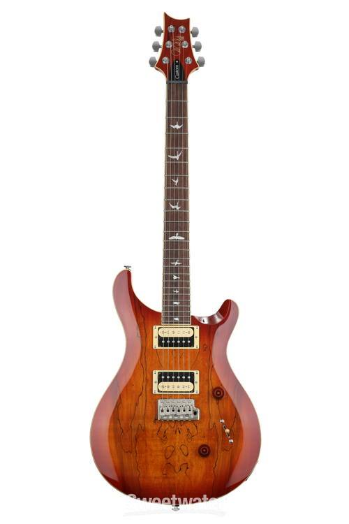 ギター PRS SE Custom 24 Spalted Maple PRS SE Custom 24, Exclusive Finish - Spalted Maple, Natural