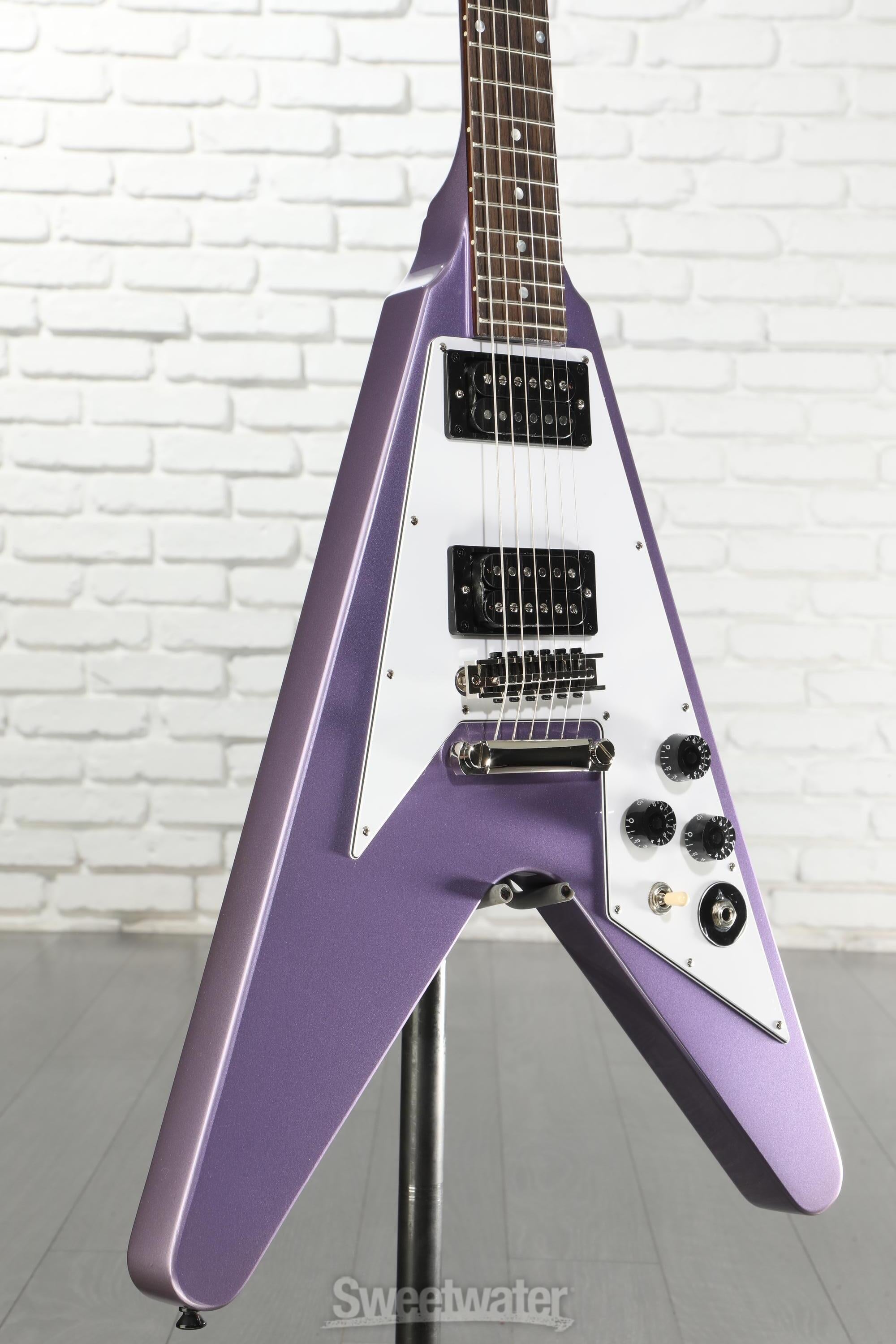 Epiphone Kirk Hammett 1979 Flying V Electric Guitar - Purple