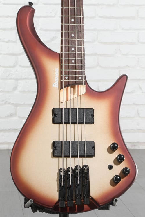 Ibanez Bass Workshop EHB600 Electric Bass Guitar - Charred Champagne Burst Matte