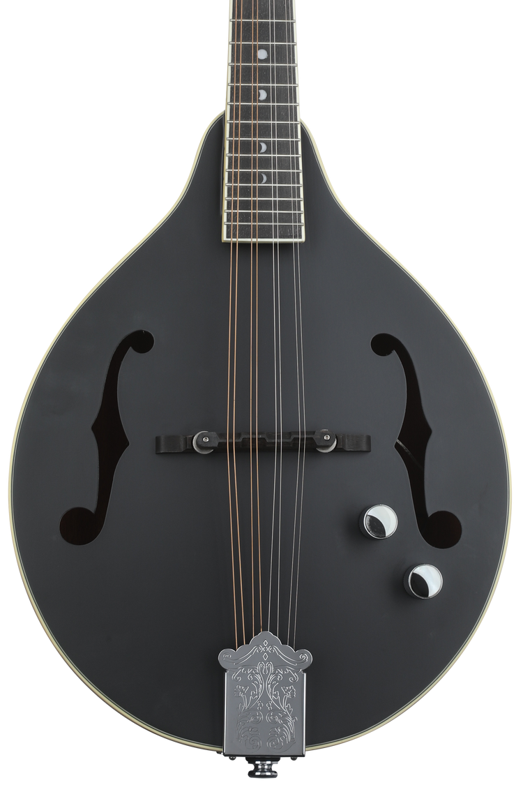 Luna Moonbird A-style Acoustic-electric Mandolin - Black Satin