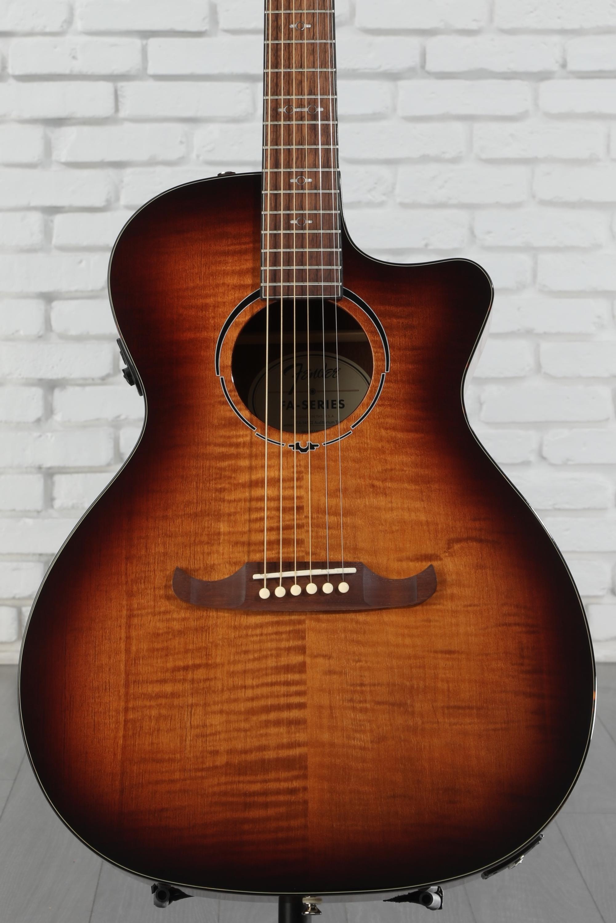Fender FA-345CE Auditorium - 3-Tone Tea Burst Reviews