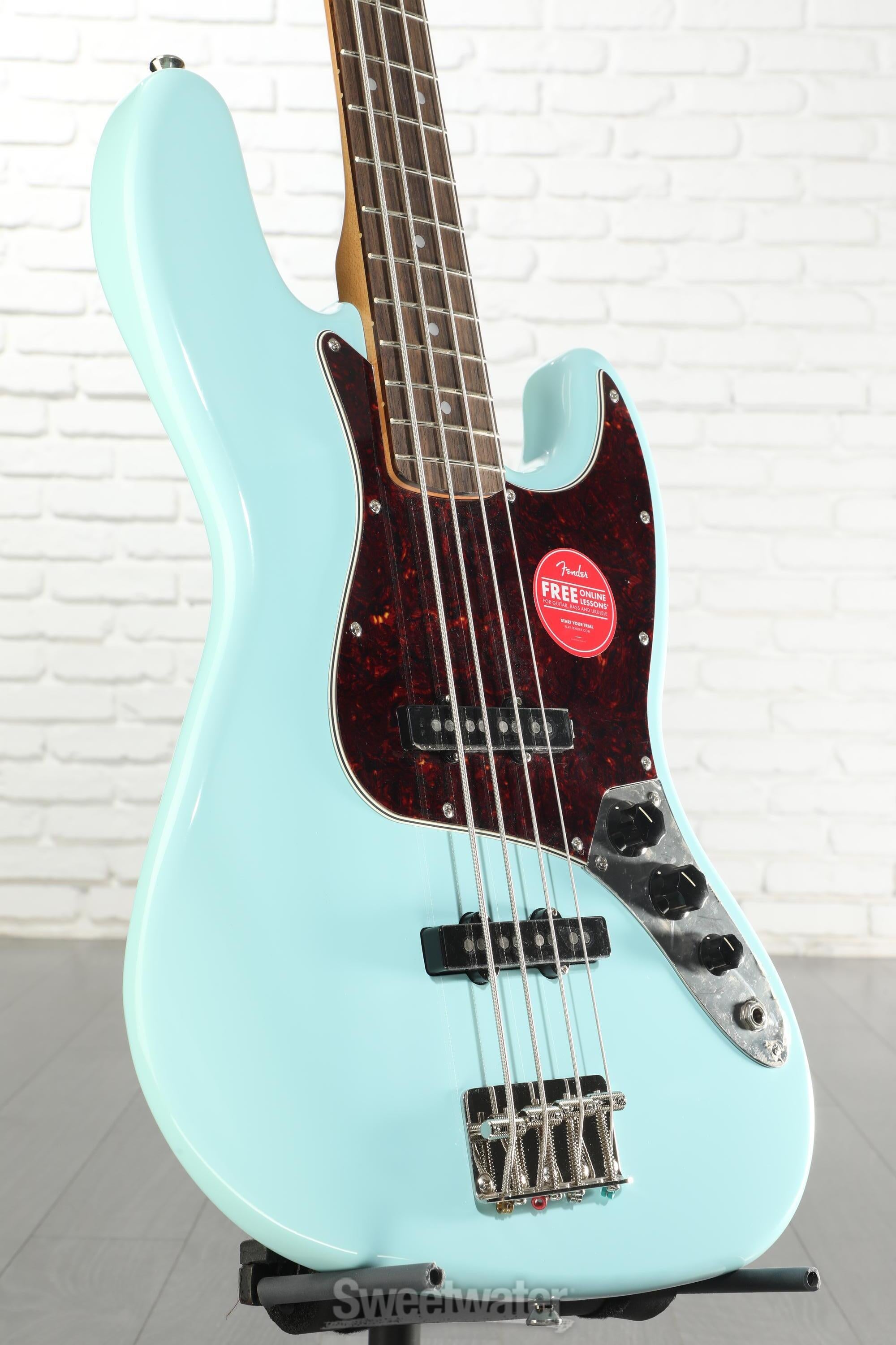 Squier Classic Vibe '60s Jazz Bass - Daphne Blue | Sweetwater