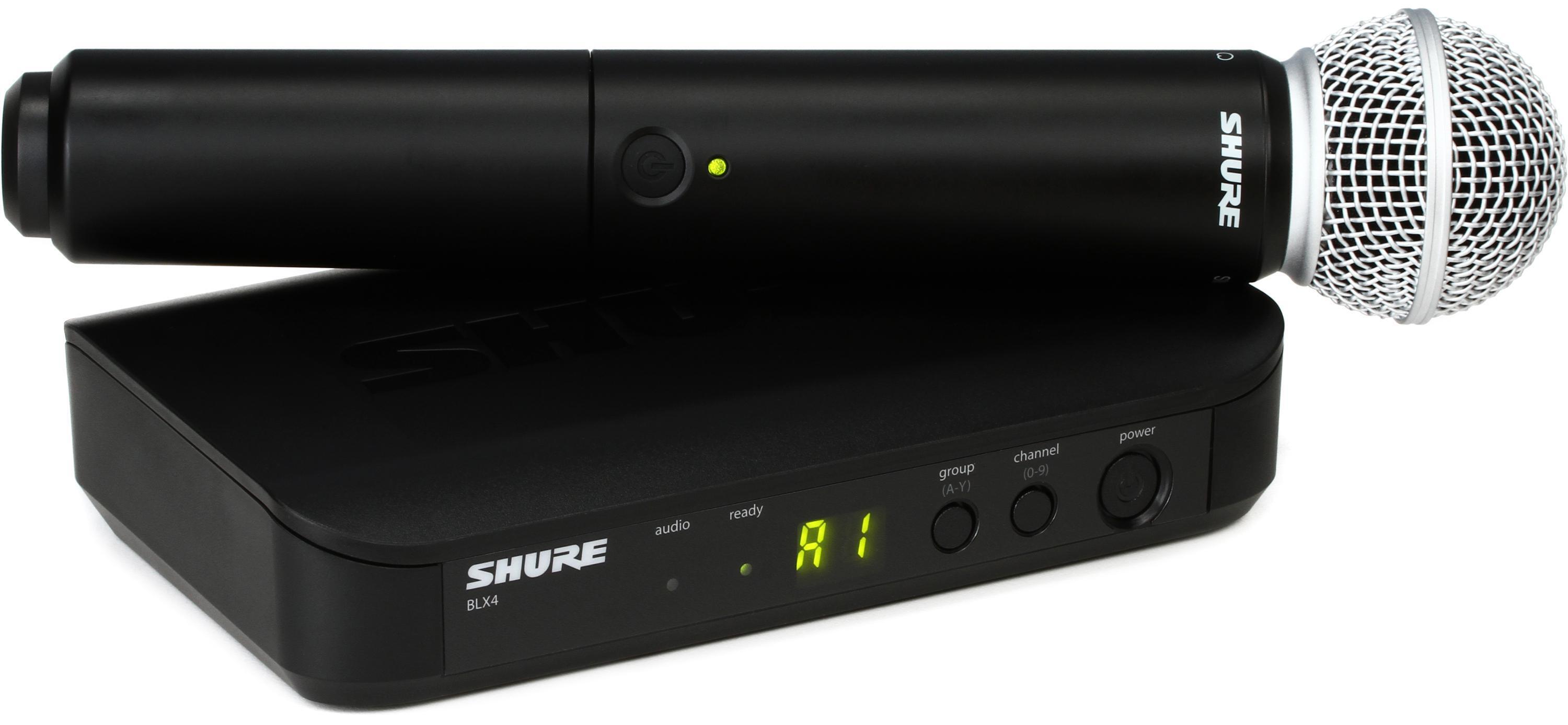 Shure BLX24/SM58 Wireless Handheld Microphone System - H11