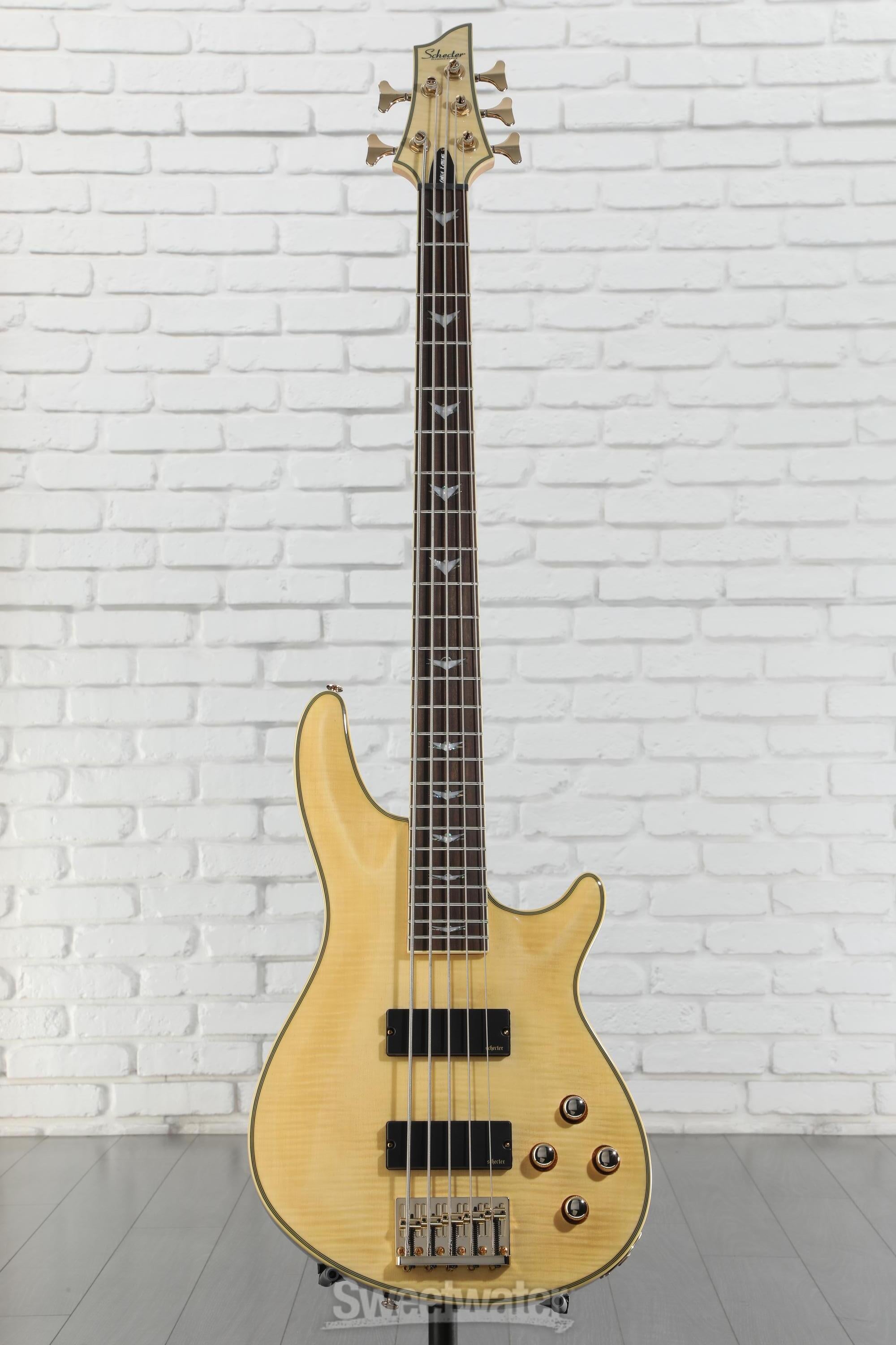 シェクター Diamond Series Omen Extreme-5 Schecter Omen Extreme-5 Bass Guitar - Natural | Sweetwater