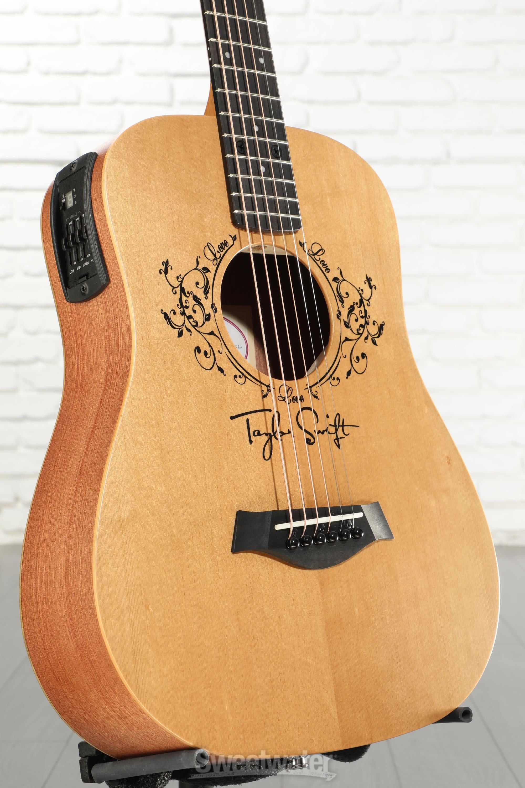 Taylor TSBTe Taylor Swift Acoustic-Electric Guitar - Natural Sitka