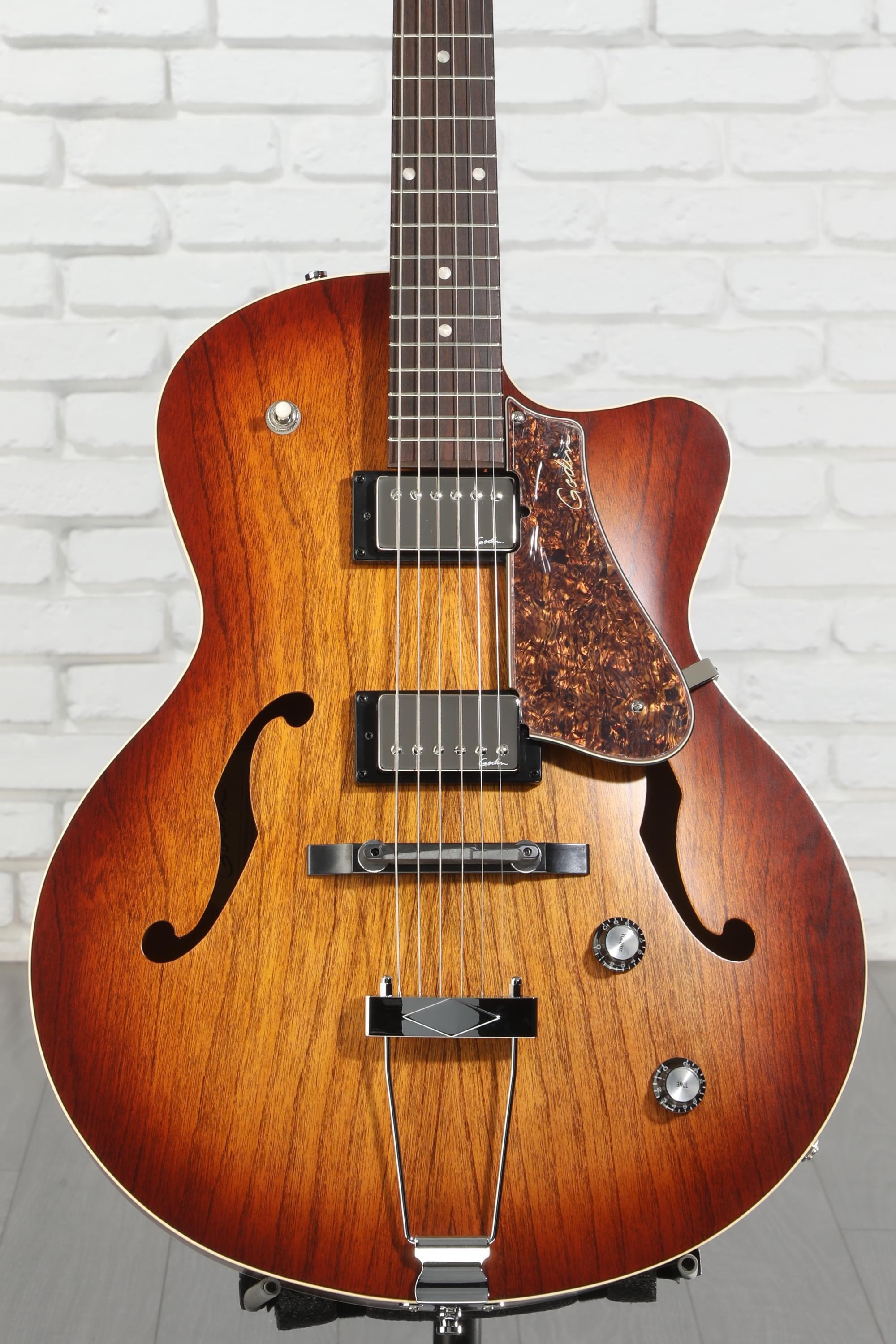 Godin 5th Avenue CW Kingpin II HB Hollowbody Electric Guitar