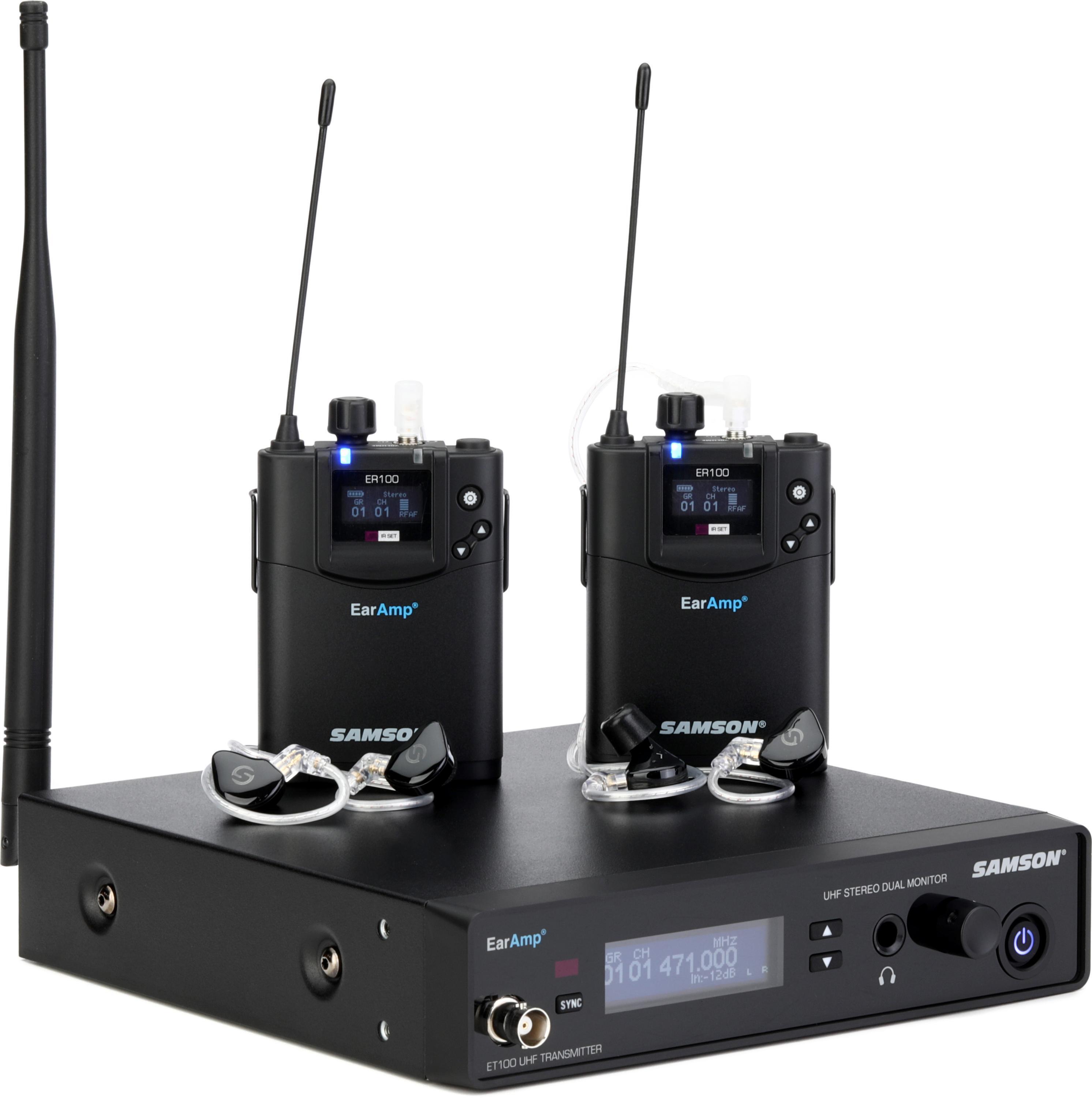 Photo of Samson EarAmp 100 Wireless In-ear Monitoring System Twin Pack