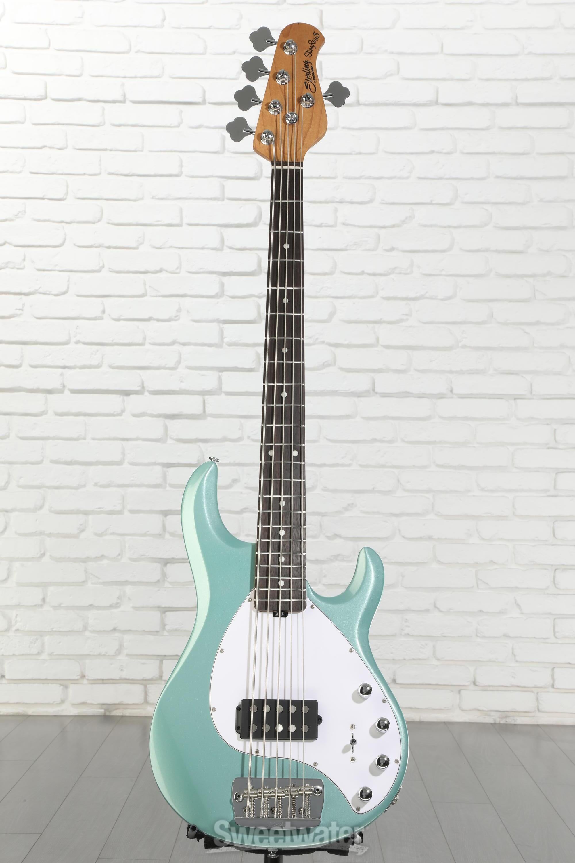 Sterling By Music Man StingRay RAY35 5-string Bass Guitar - Dorado