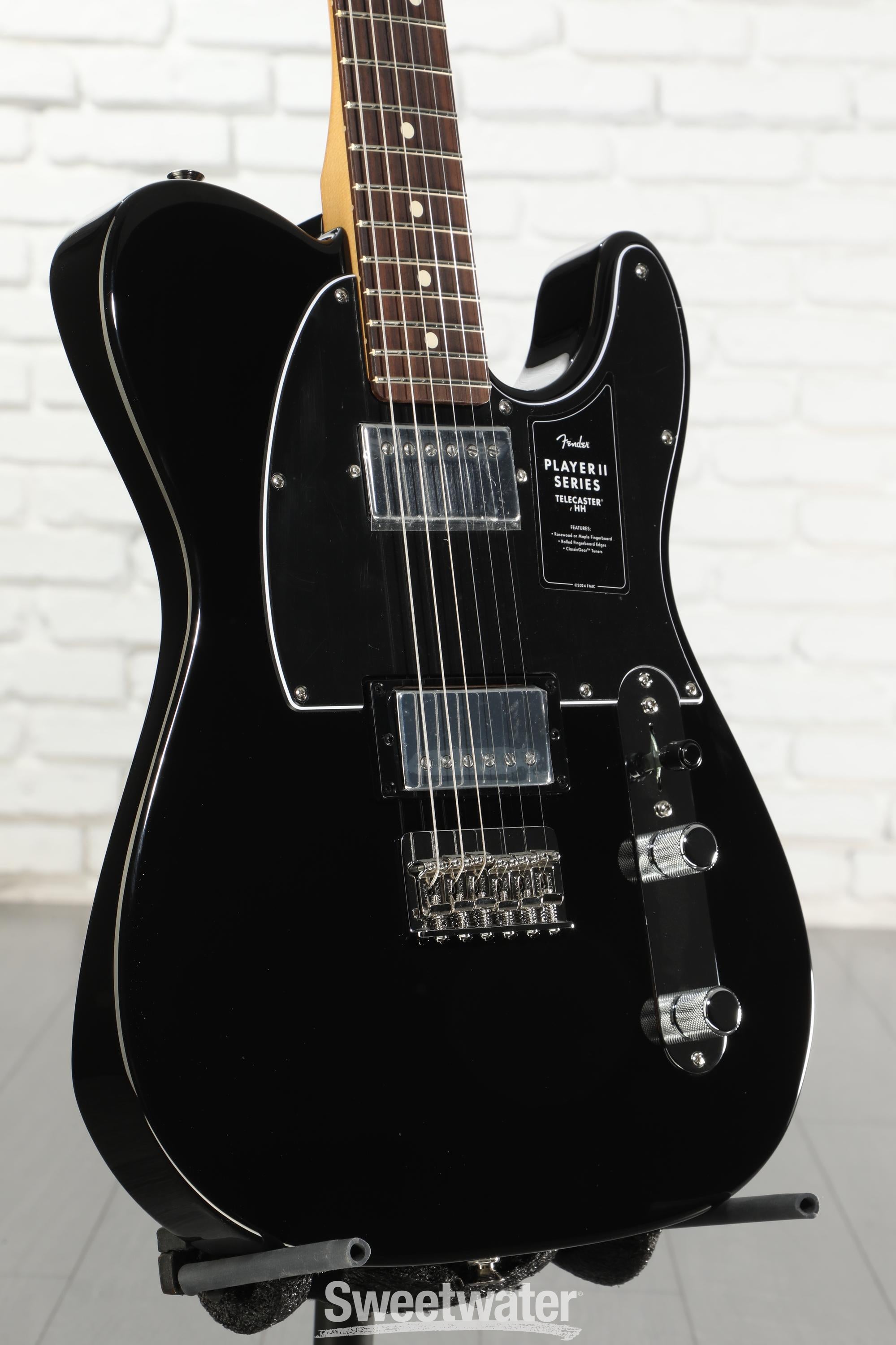 Fender Player II Telecaster HH Electric Guitar - Black with