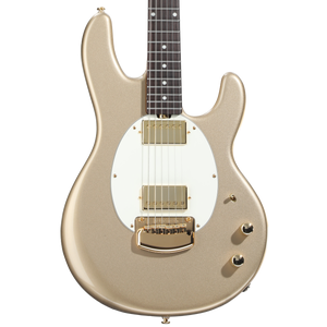 Ernie Ball Music Man JP7 - Silver Sparkle, JP Inlay | Sweetwater Ernie Ball Music Man JP7 - Silver Sparkle, JP Inlay | Sweetwater