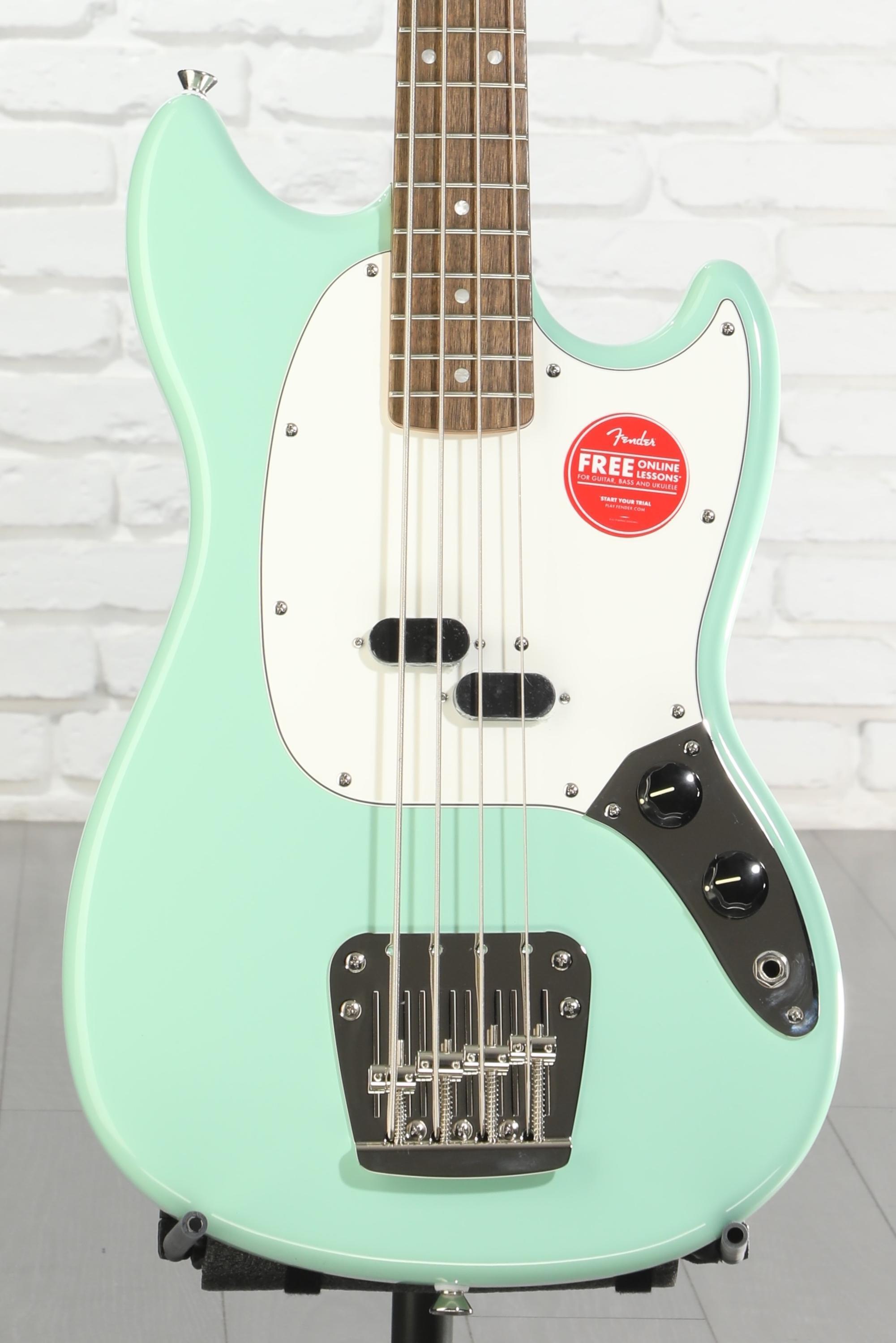 Squier Classic Vibe '60s Mustang Bass - Surf Green Reviews