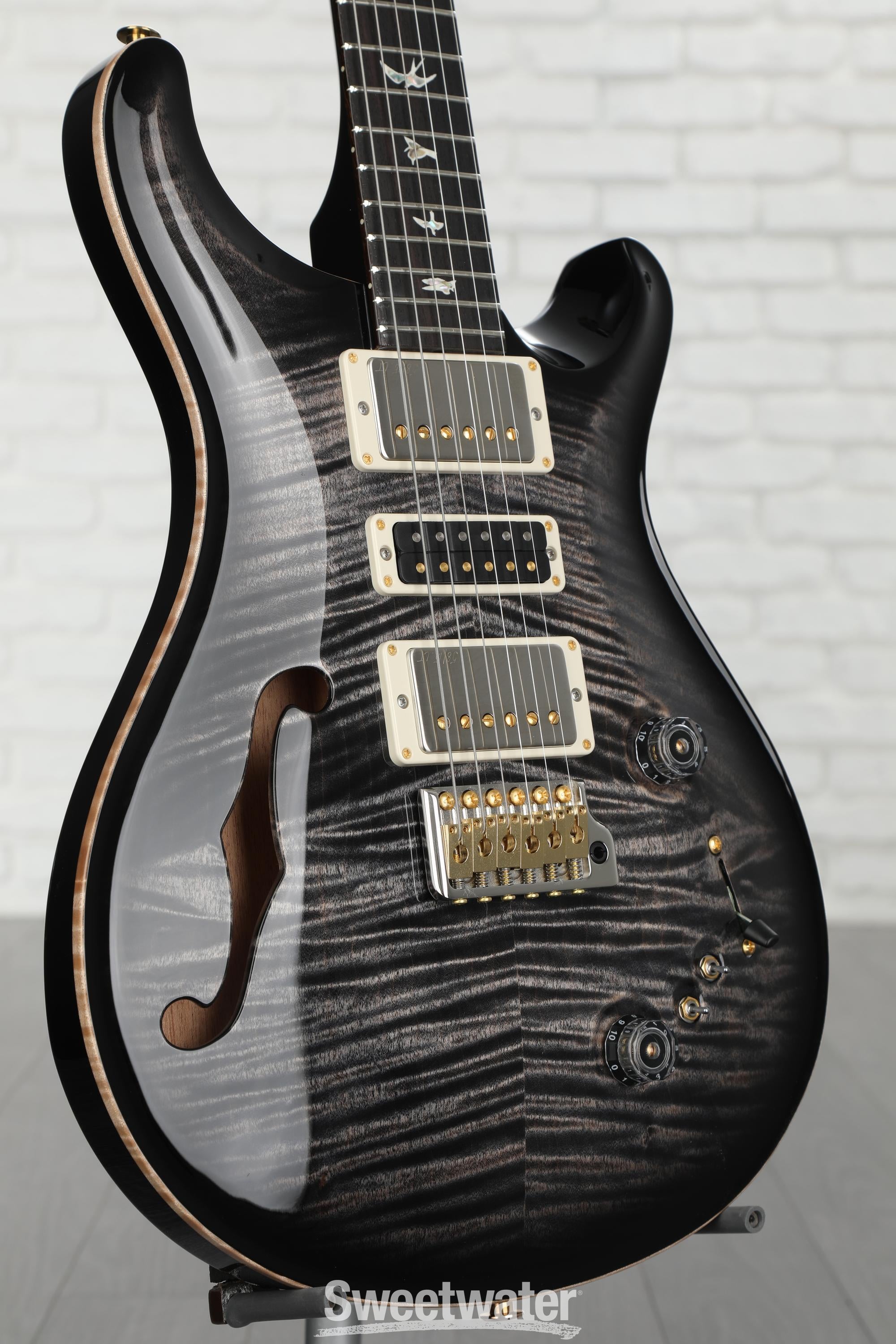 PRS Special Semi-Hollow 10-Top Electric Guitar - Charcoal