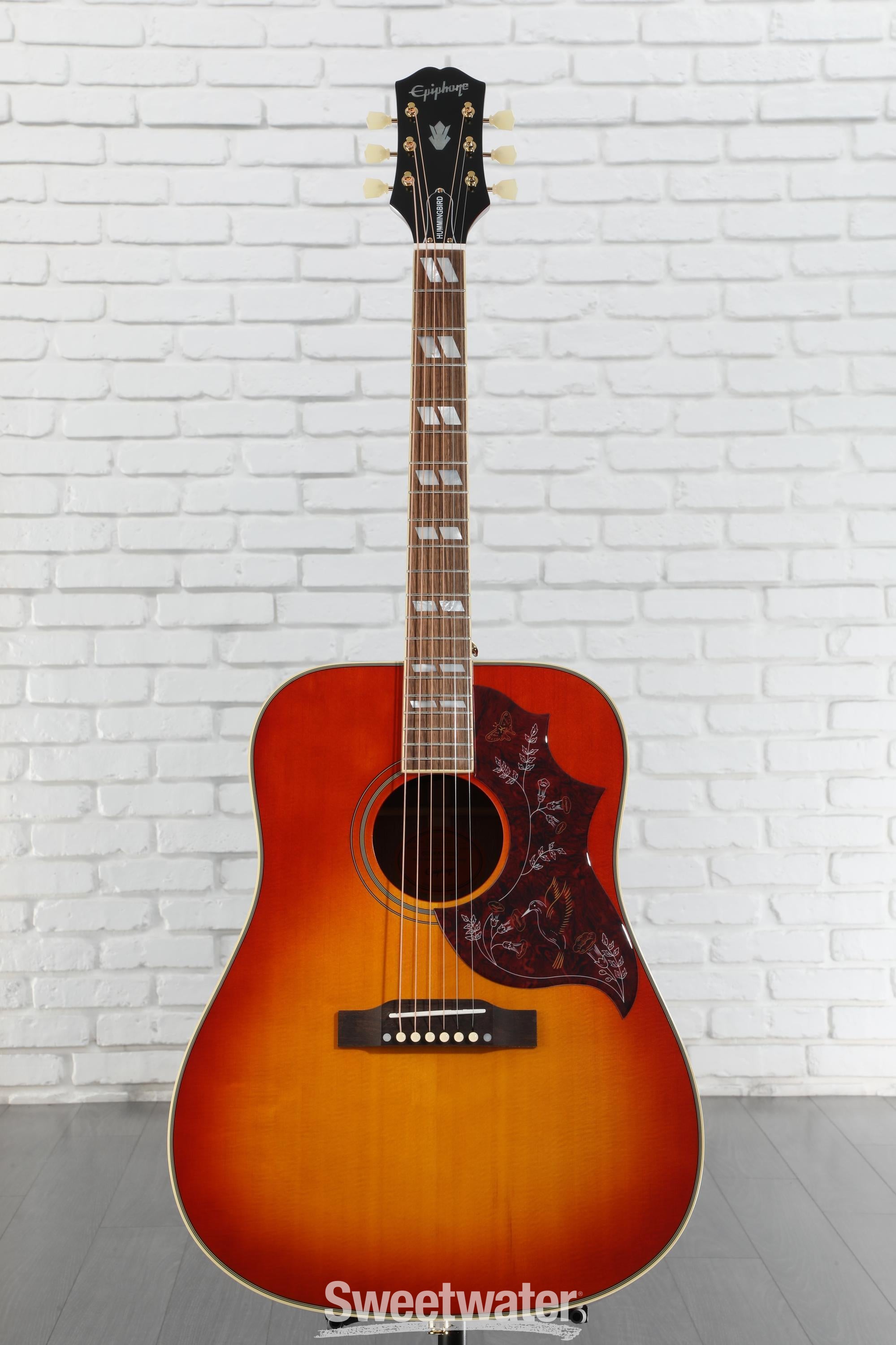 Epiphone Hummingbird Acoustic Guitar - Aged Cherry Sunburst