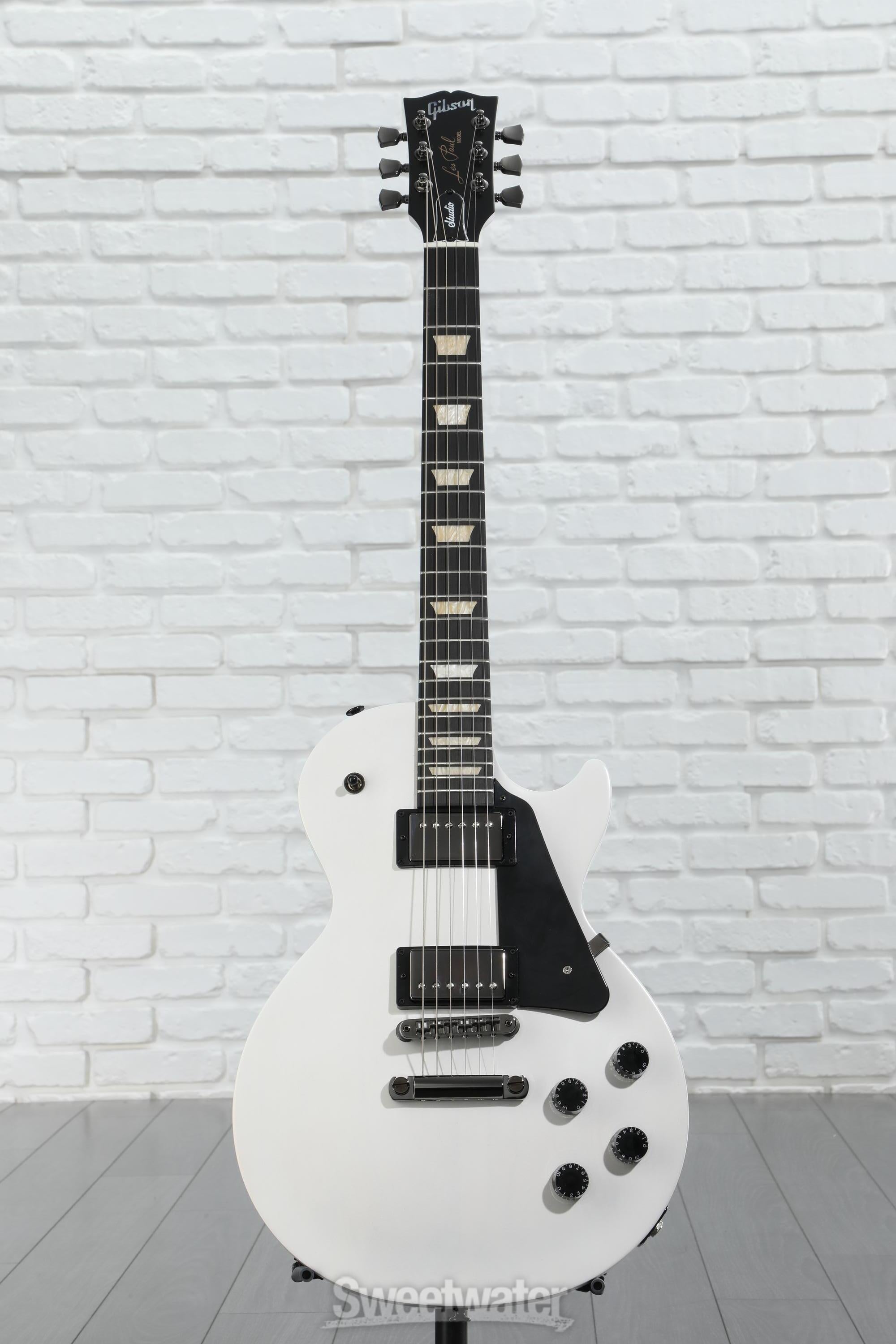 gibson Les Paul studio faded ホワイト Gibson Les Paul Studio Modern Electric Guitar - Worn White
