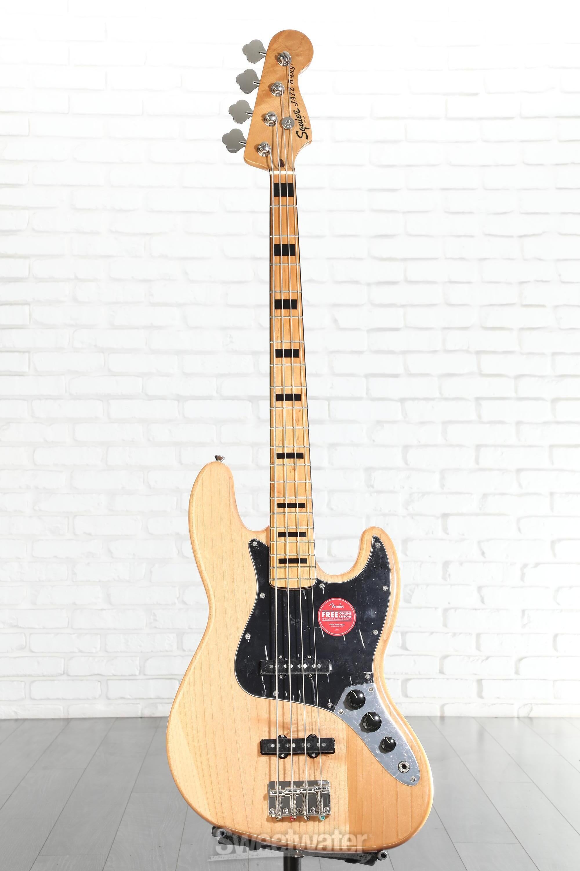 Squier Classic Vibe '70s Jazz Bass - Natural | Sweetwater