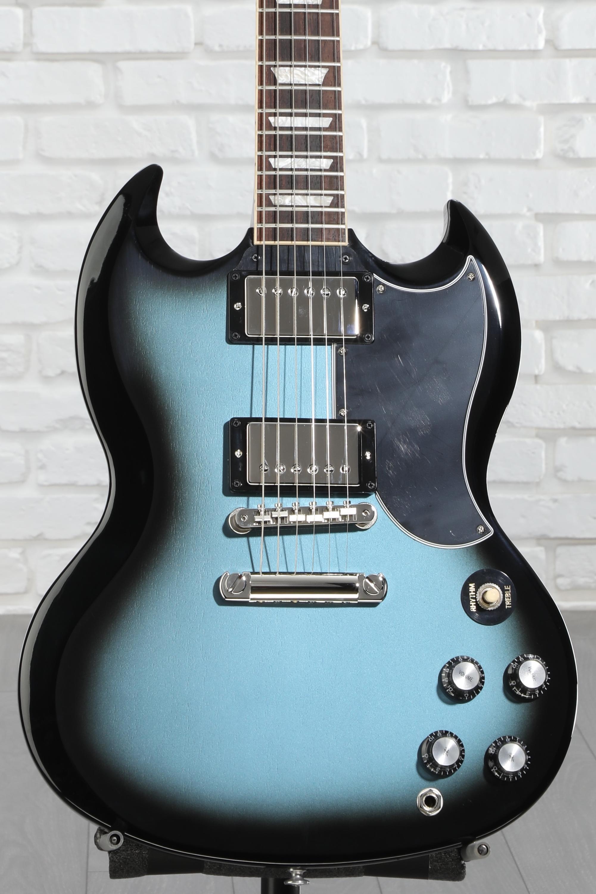 ギター Gibson SG '61 pelham blue relic Gibson SG Standard '61 Electric Guitar - Pelham Blue | Sweetwater