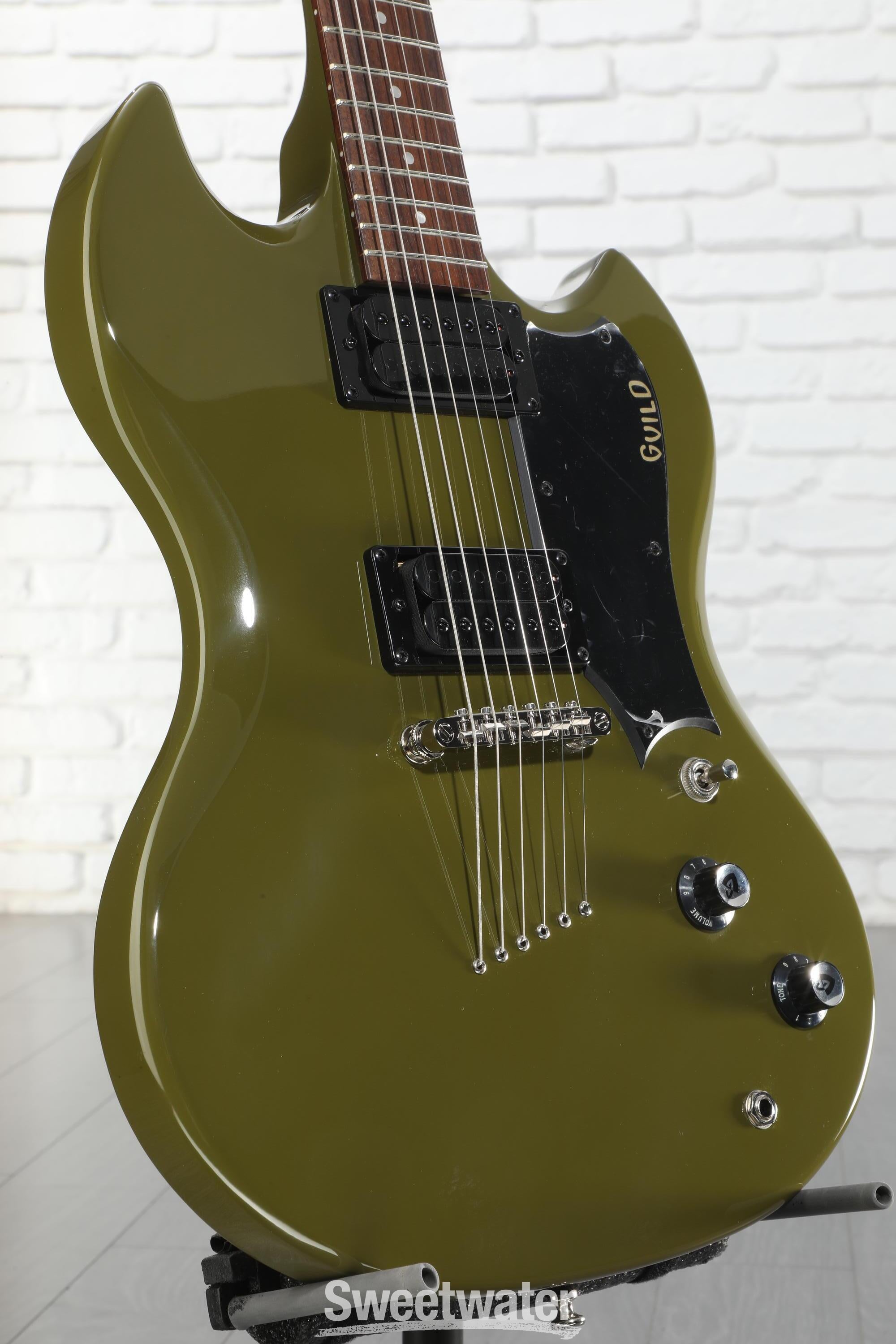 Guild Polara Electric Guitar - Phantom Green | Sweetwater