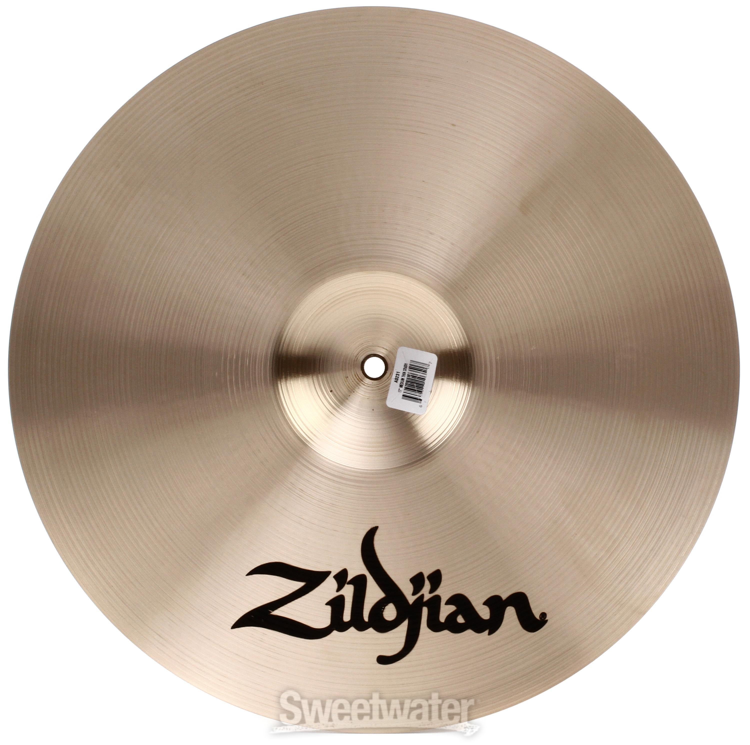 Zildjian 17 inch A Zildjian Medium-thin Crash Cymbal | Sweetwater