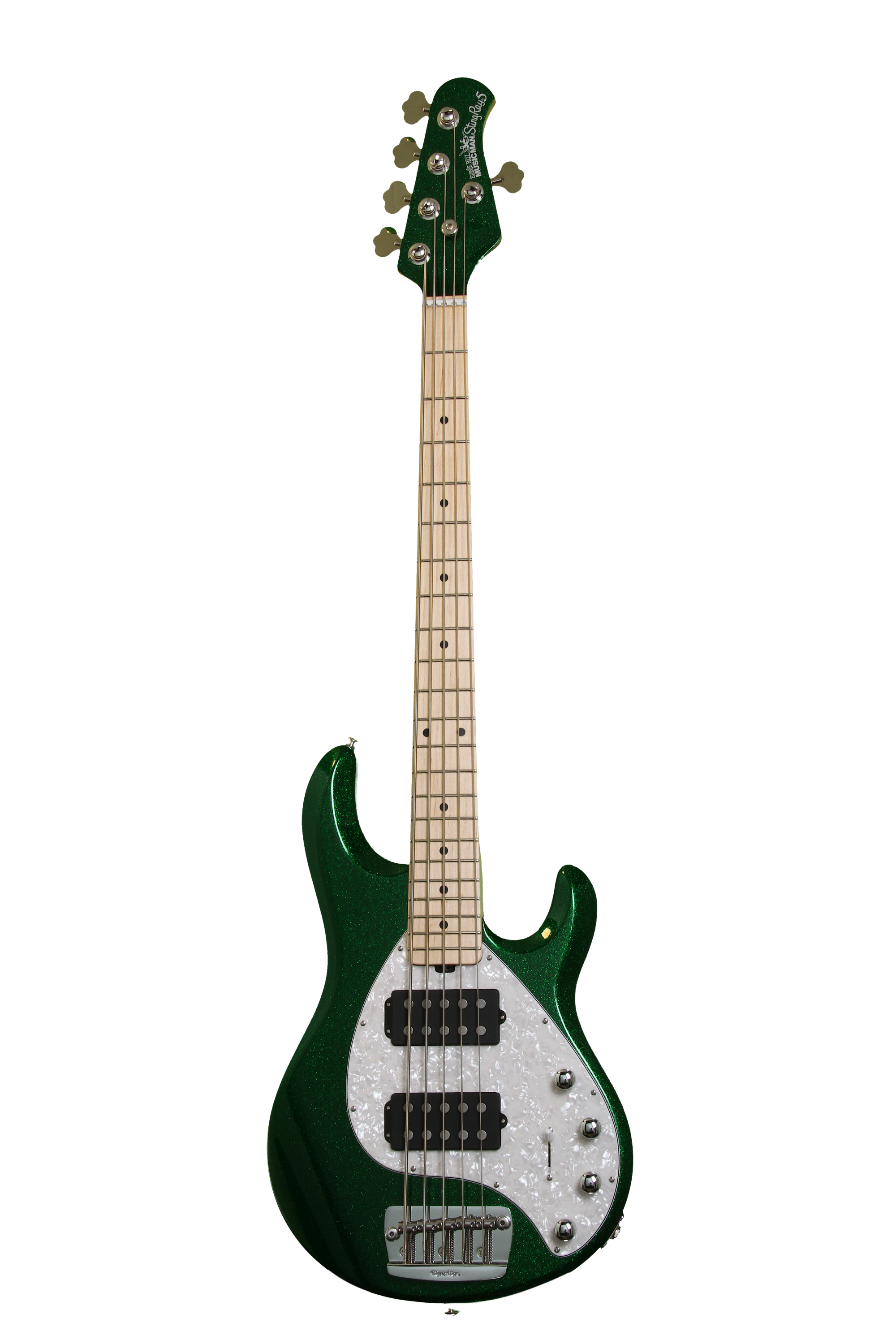 Ernie Ball Music Man StingRay 5 HH - Emerald Green | Sweetwater