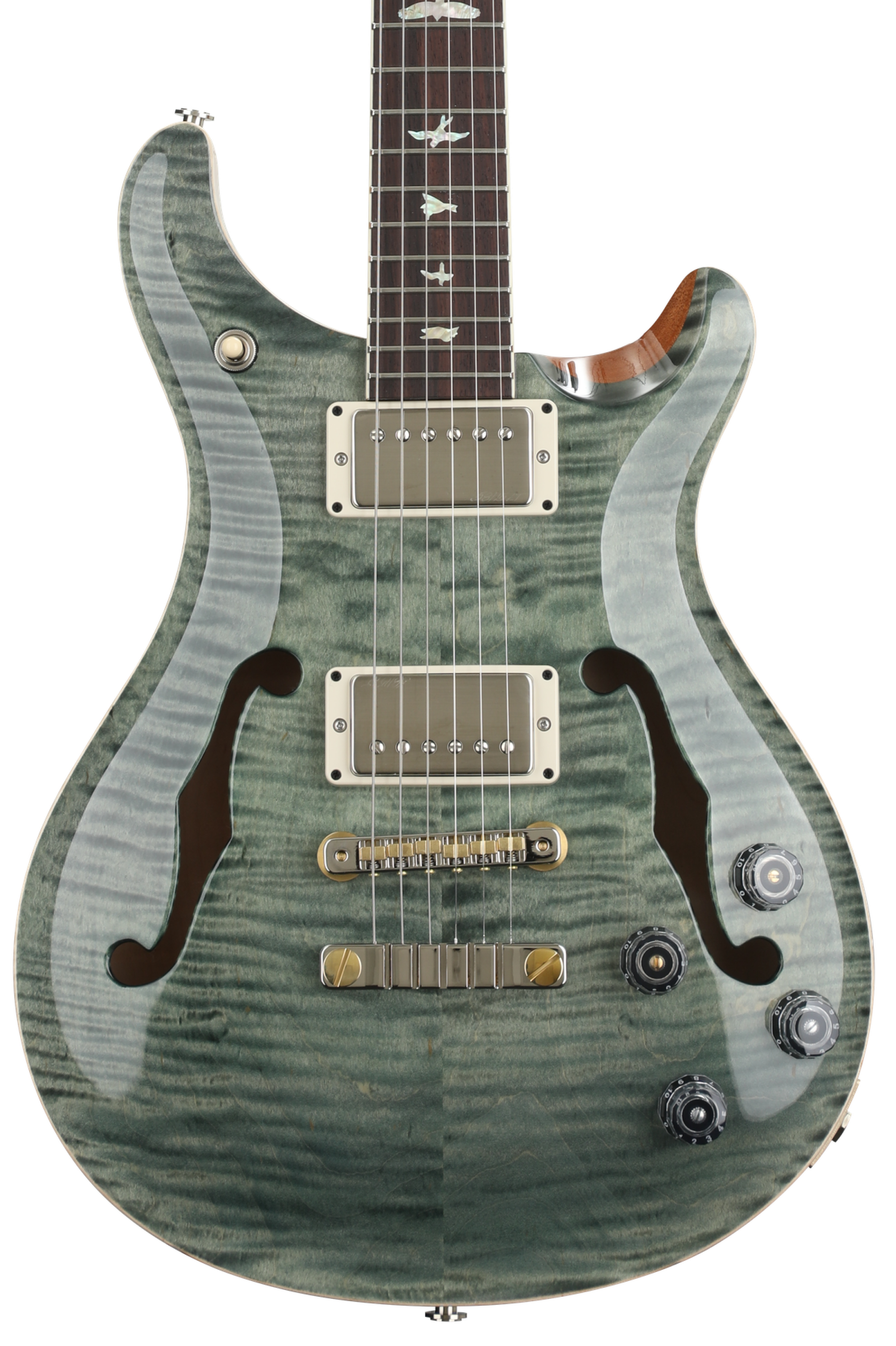 PRS McCarty 594 Hollowbody II Electric Guitar - Trampas Green