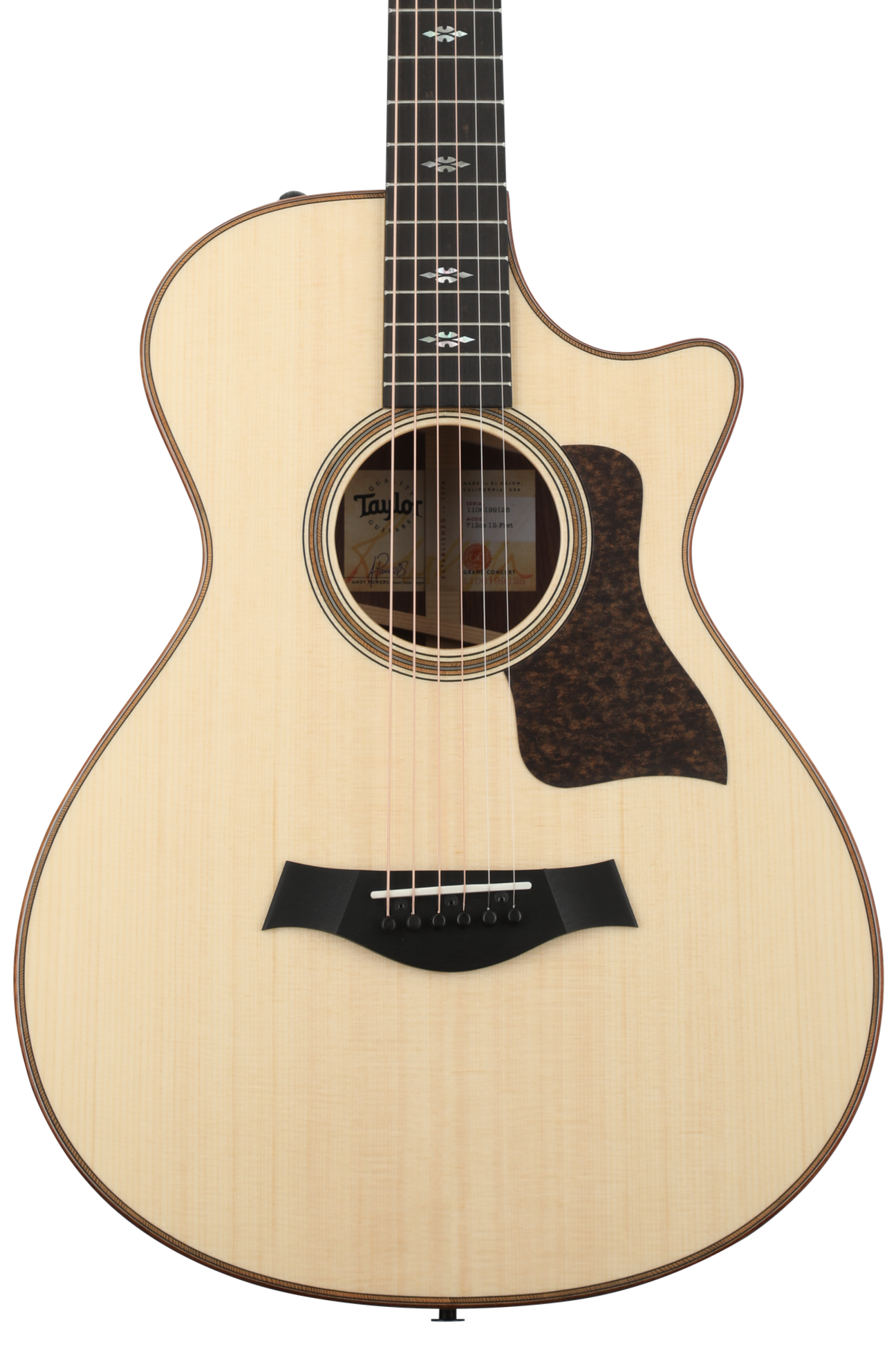 Taylor 712ce 12-fret V-Class - Natural | Sweetwater