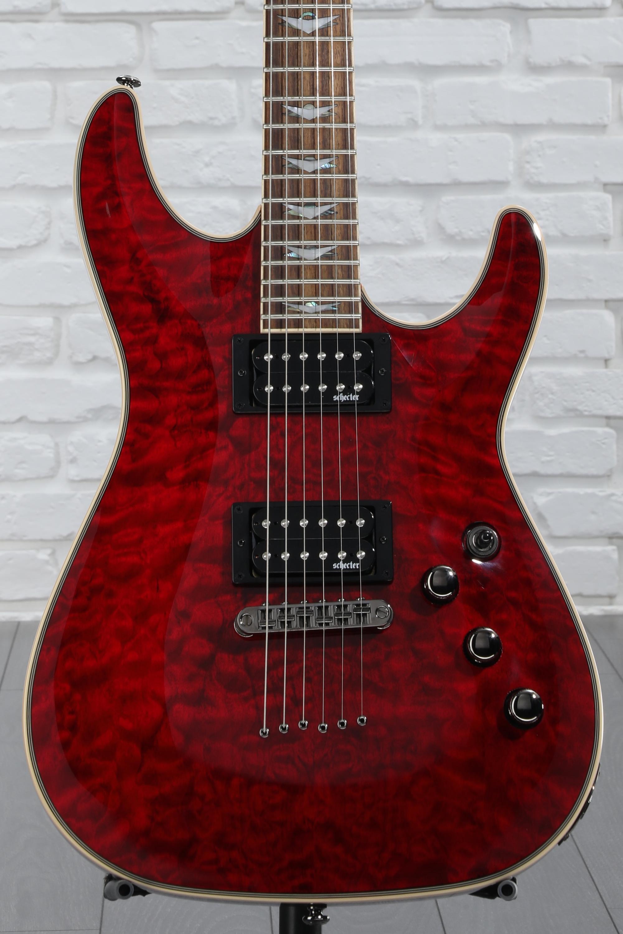 ギター Schecter Diamond Series Omen Extreme 6 Amazon.com: Schecter Omen Extreme-6 Electric Guitar - Black